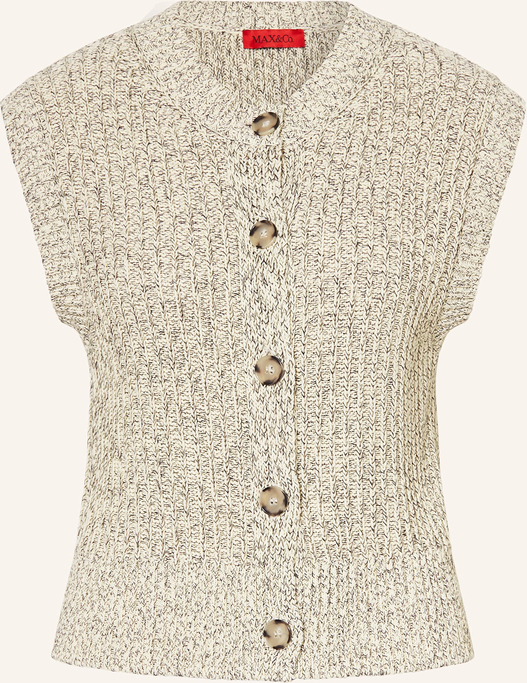 Thumbnail - Max & Co. Strickweste Ernesta weiss