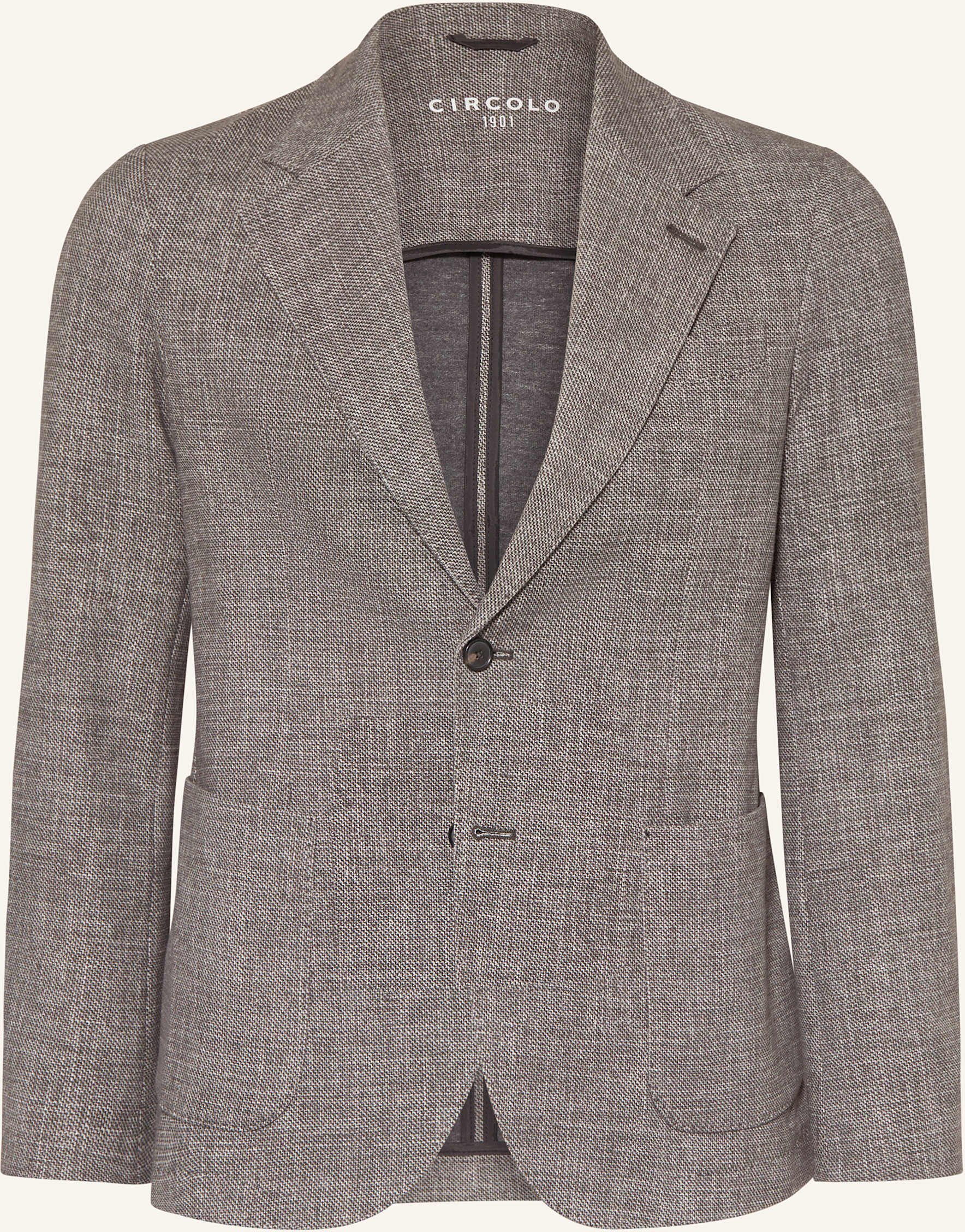 Circolo 1901 Flanellsakko Extra Slim Fit grau