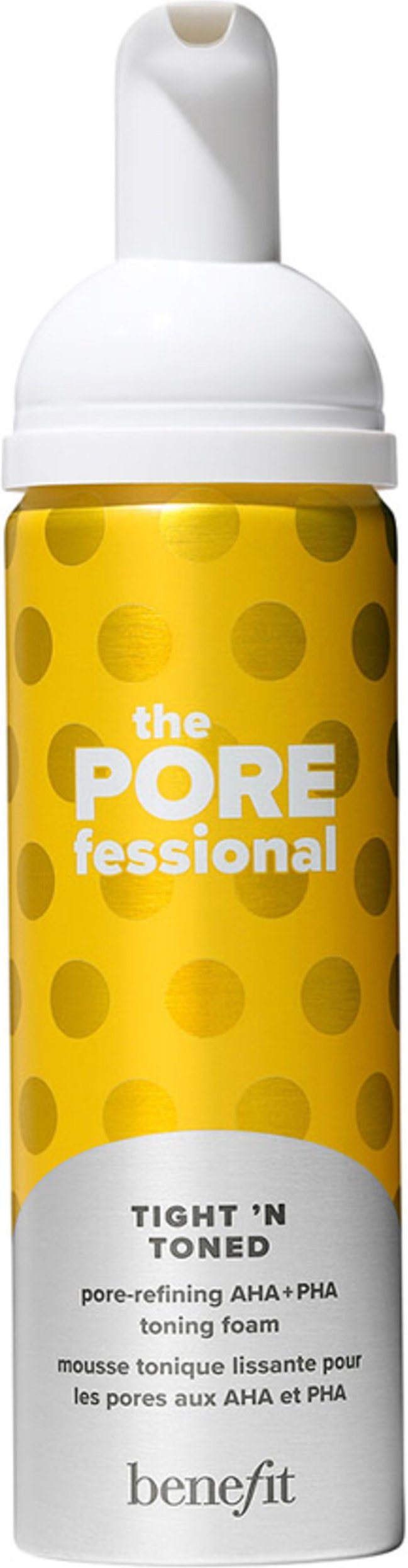 Benefit The Porefessional Tight 'N Toned Poren verfeinernder Schaum-Toner mit AHA+PHA 133 ml