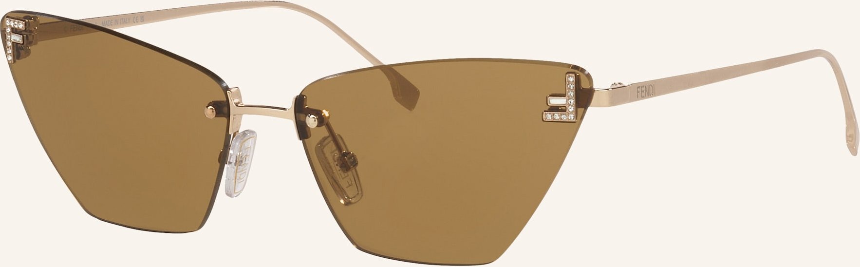 Fendi Sonnenbrille Fendi First Crystal fe4160us gold