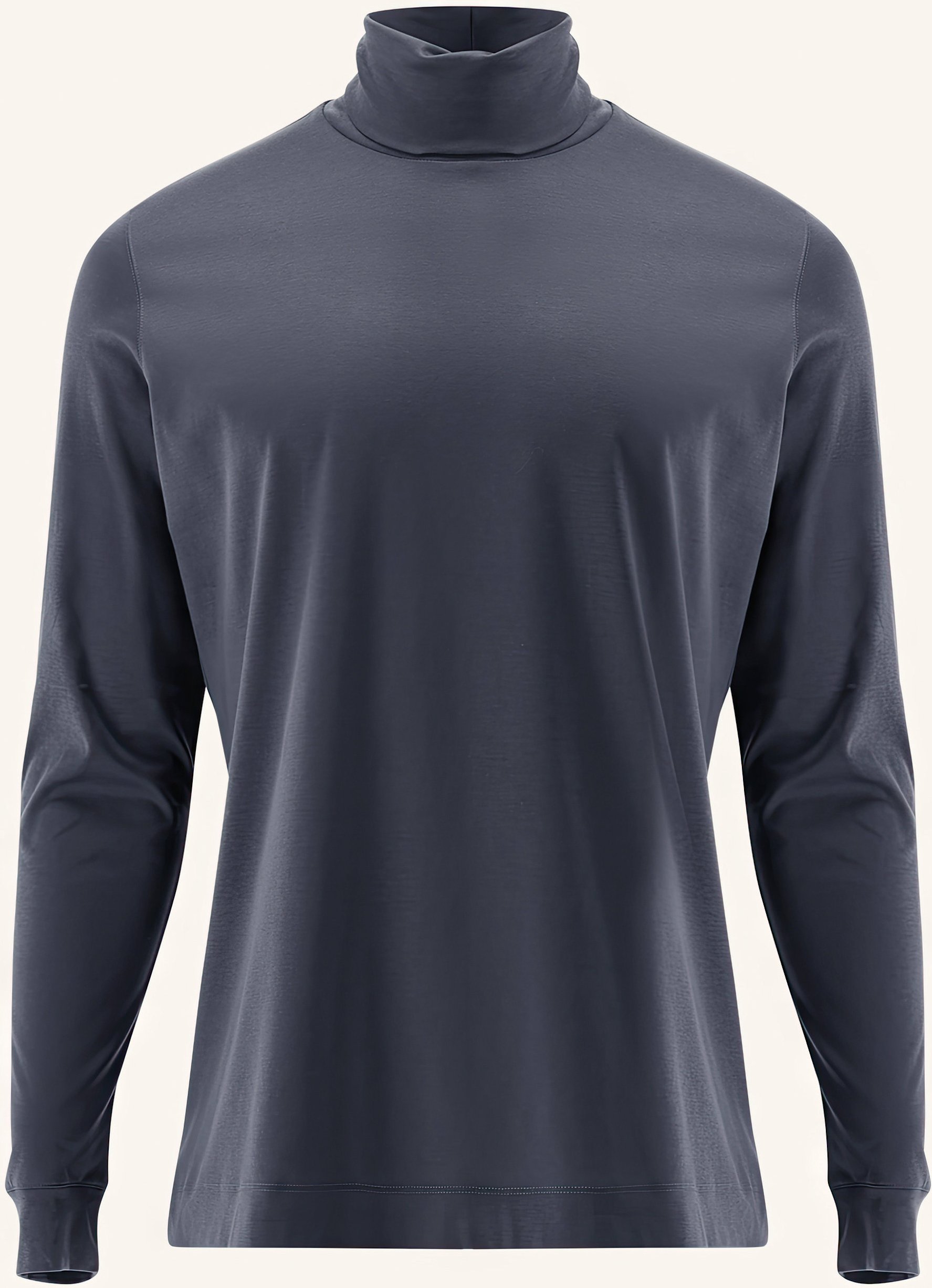 Van Laack Longsleeves Polo grau