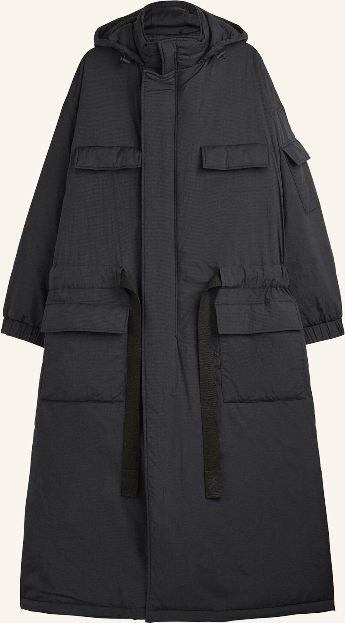 Y-3 Y-3 Gefütterter Parka Mit Kapuze schwarz