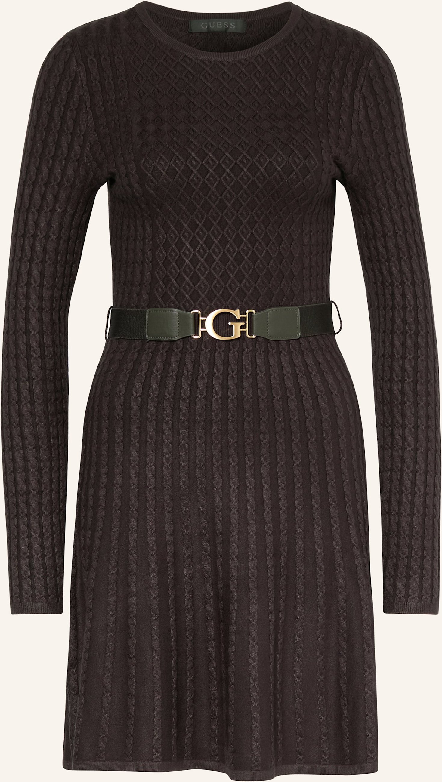 Thumbnail - Guess Strickkleid braun