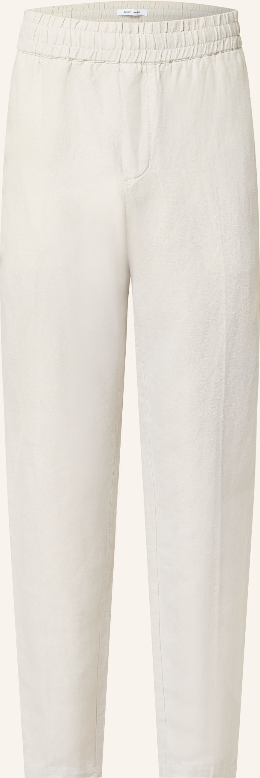 Samsøe Samsøe Hose Smithy Slim Fit Mit Leinen weiss