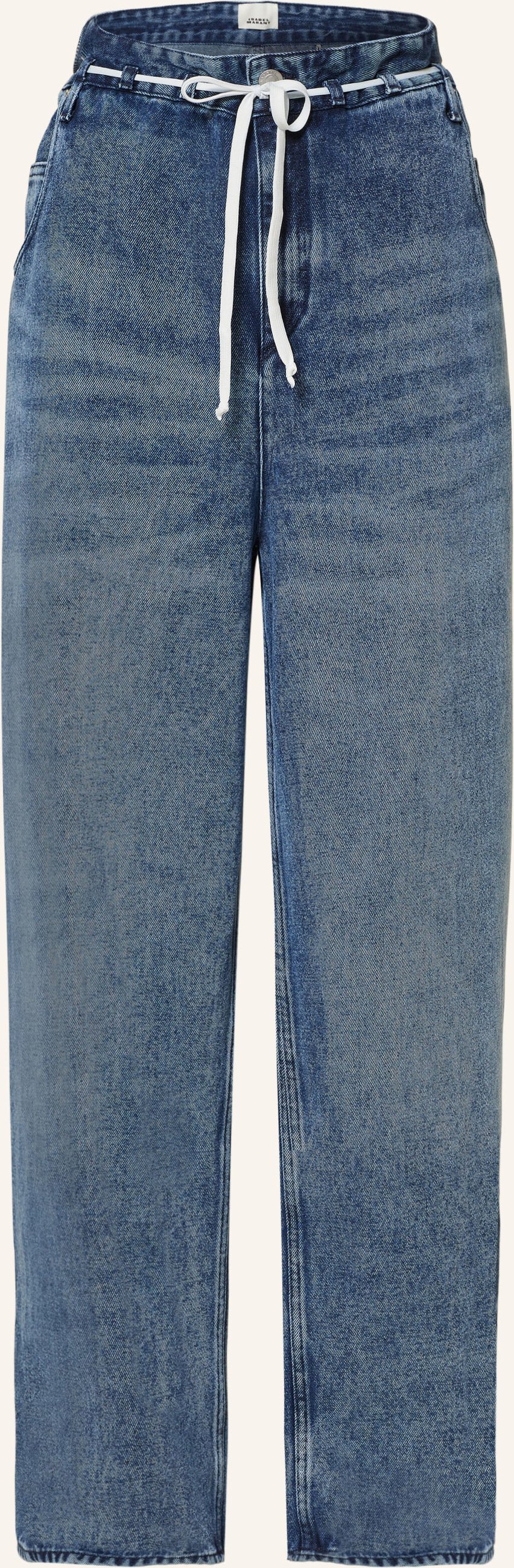 Marant Étoile Paperbag-Jeans Jordy blau