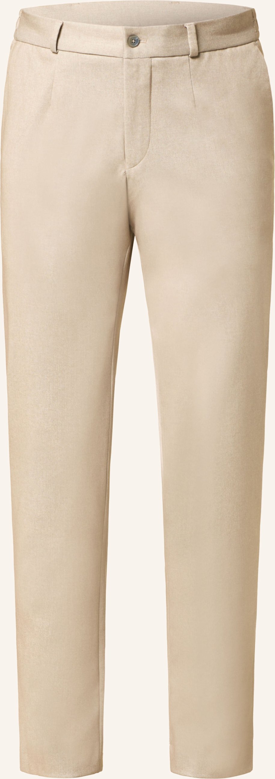 Paul Anzughose Slim Fit Aus Jersey beige