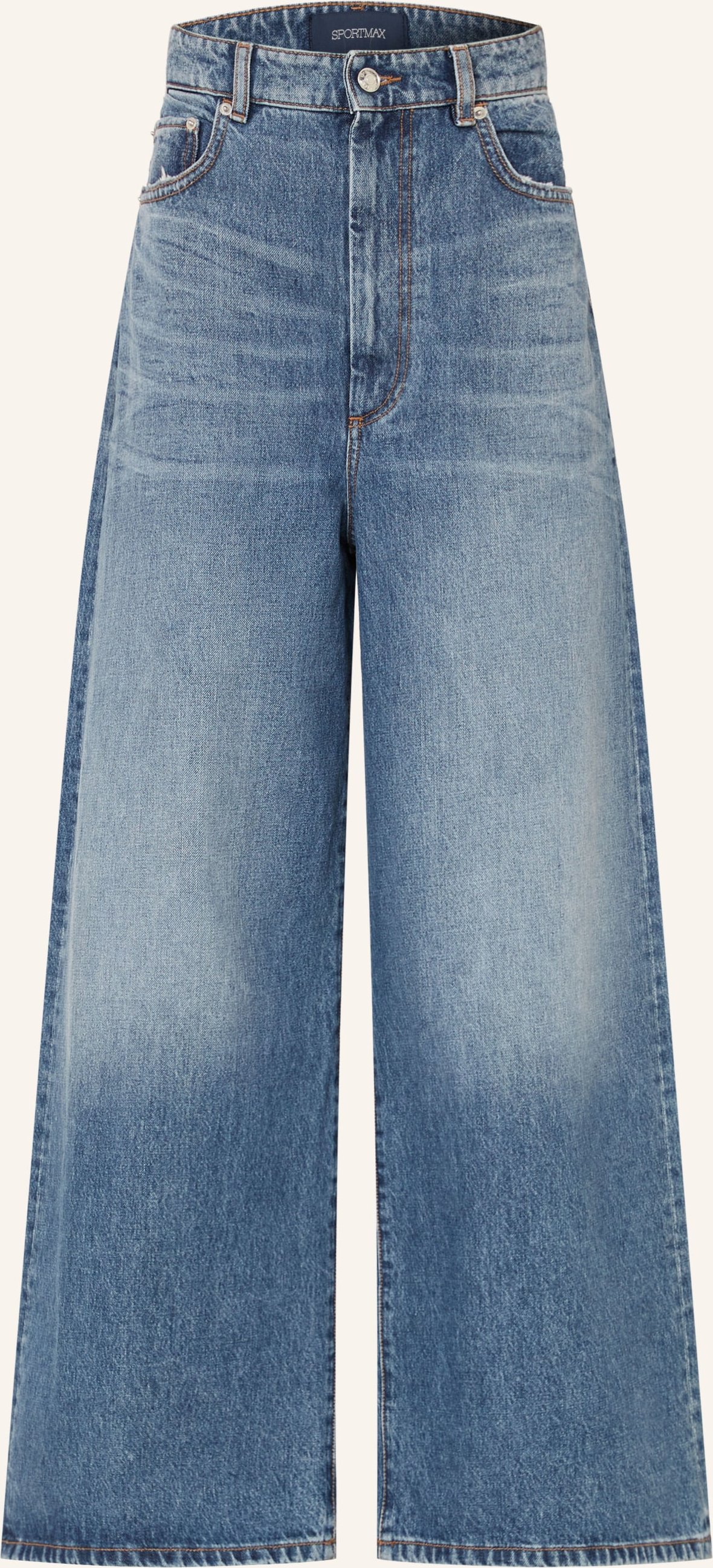 Sportmax Wide Leg Jeans blau