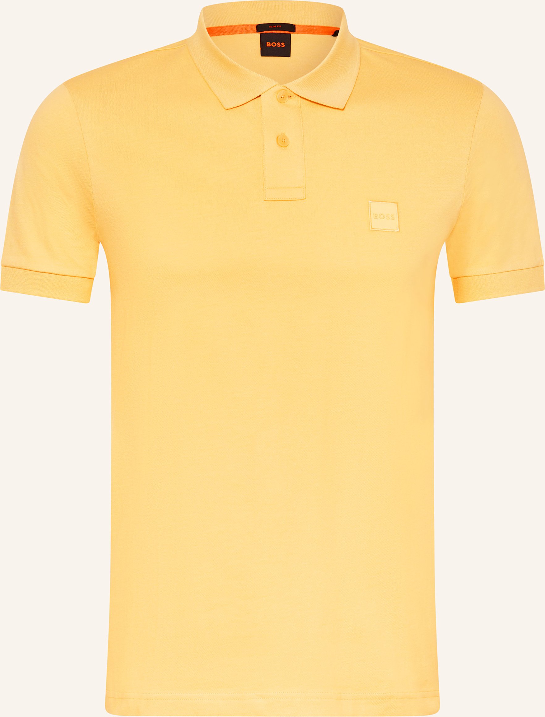 Boss Jersey-Poloshirt Passenger gelb