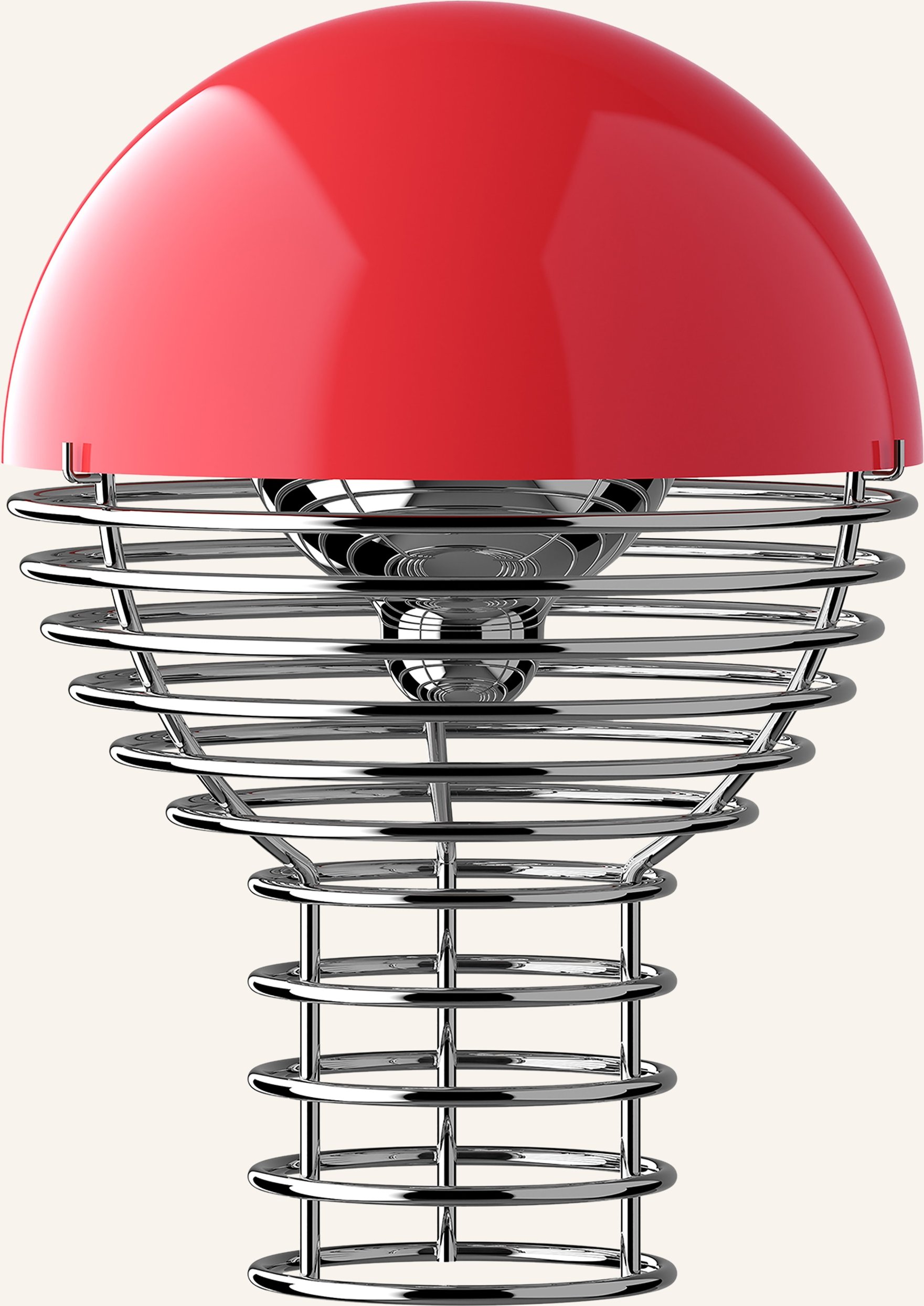 Verpan Tischleuchte Wire rot