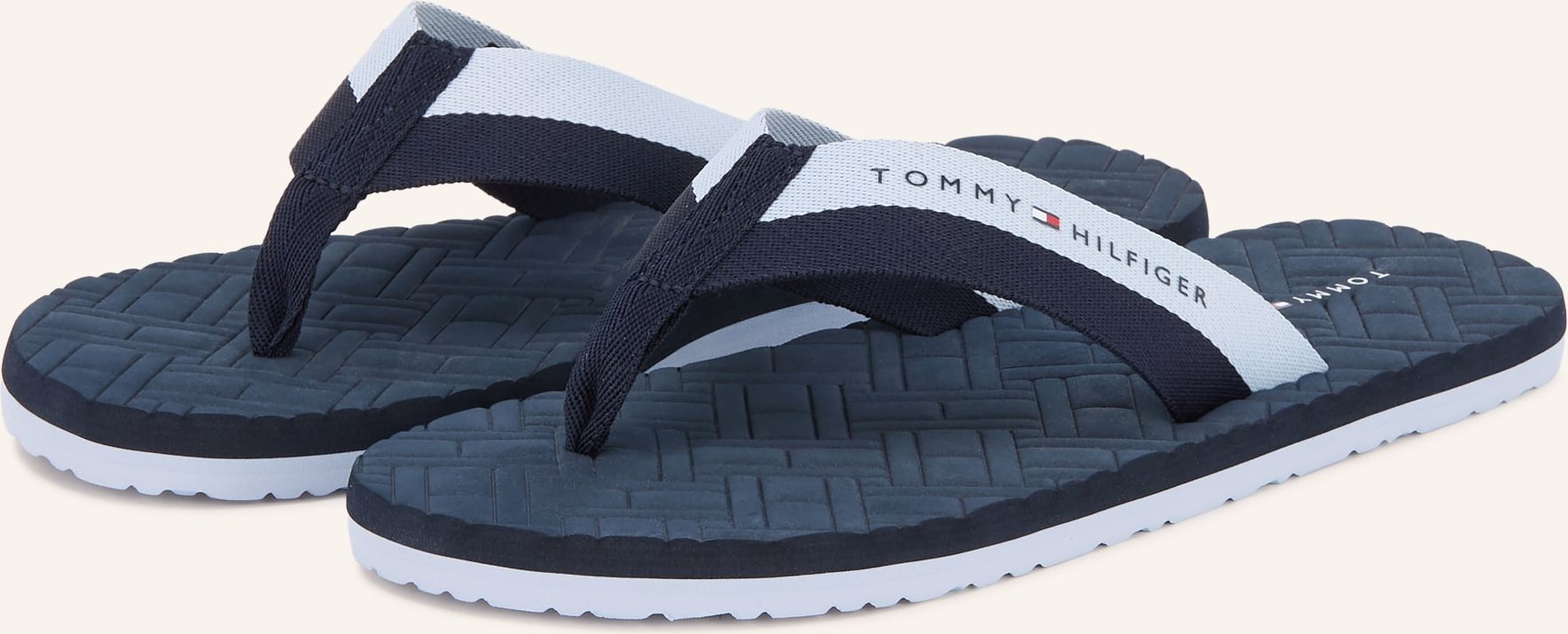 Tommy Hilfiger Zehentrenner blau