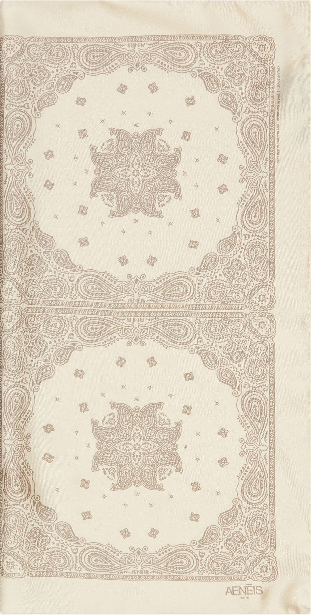 Aeneis Seidentuch beige