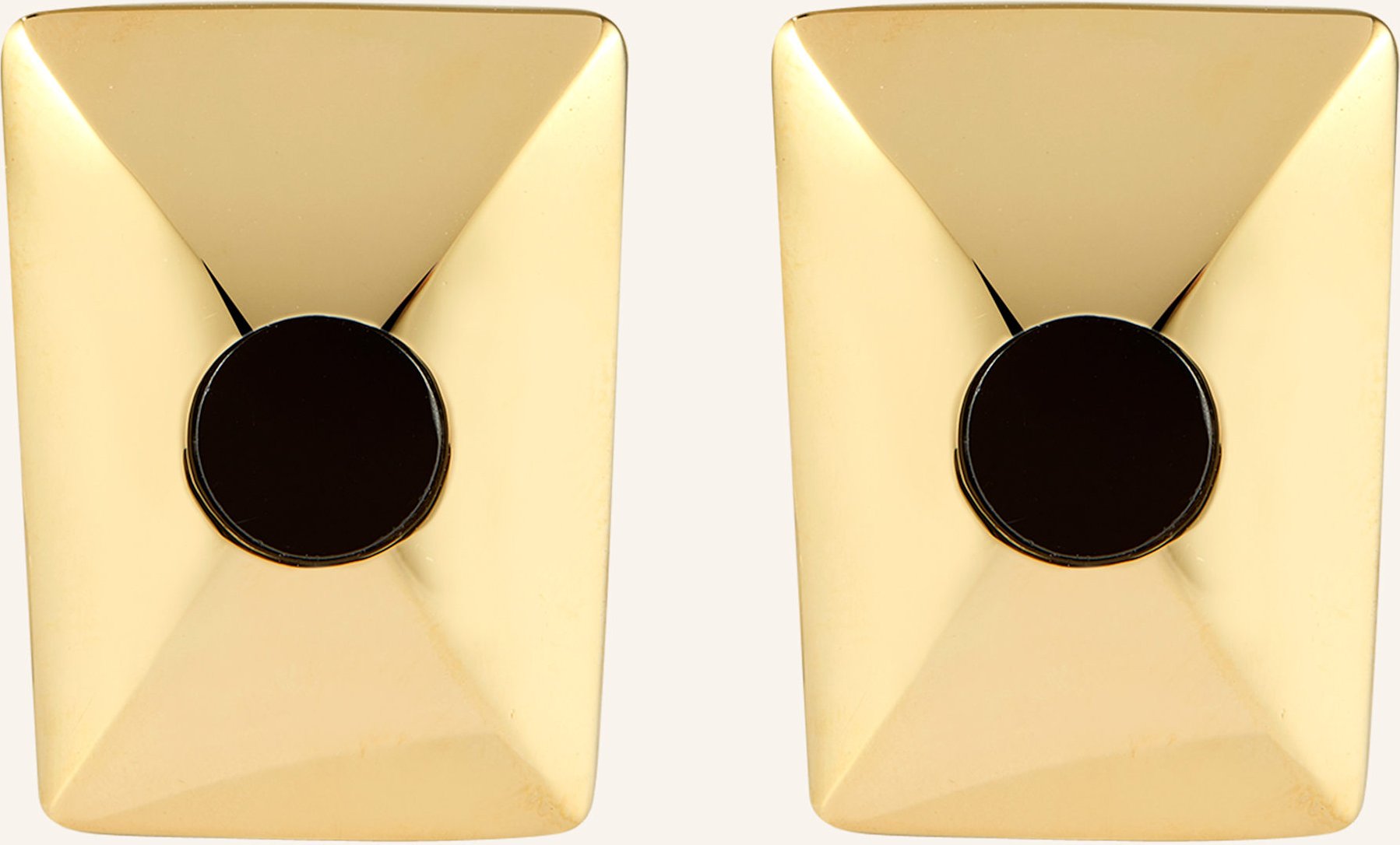 Bruna The Label Ohrringe Trevi Mit Onyx gold