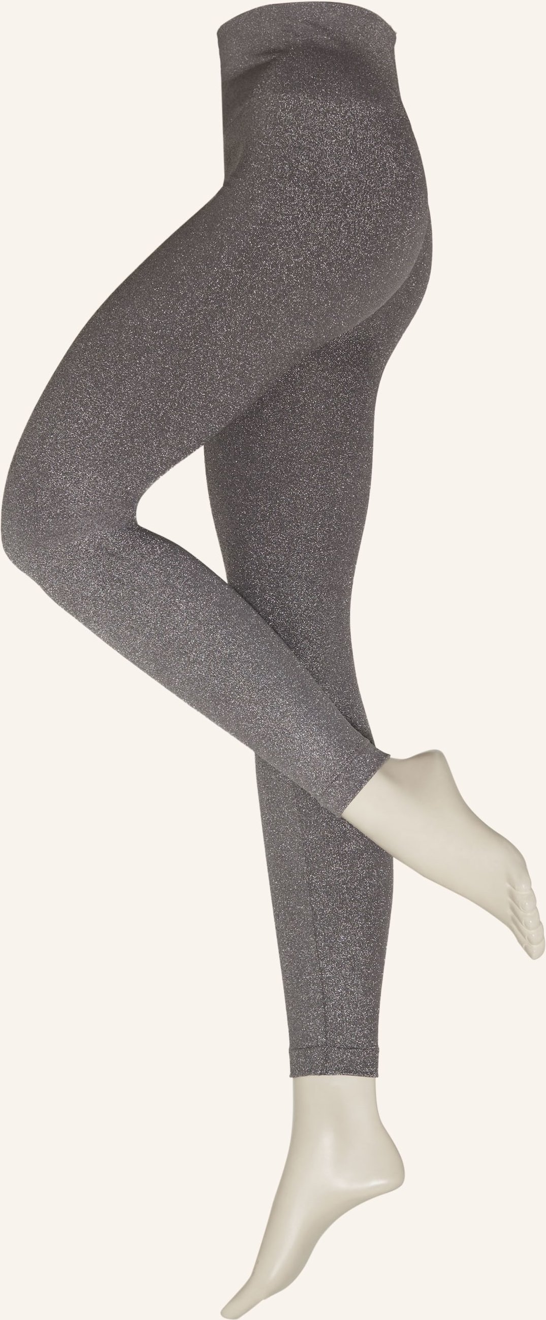 Wolford Leggings Mit Glitzergarn grau