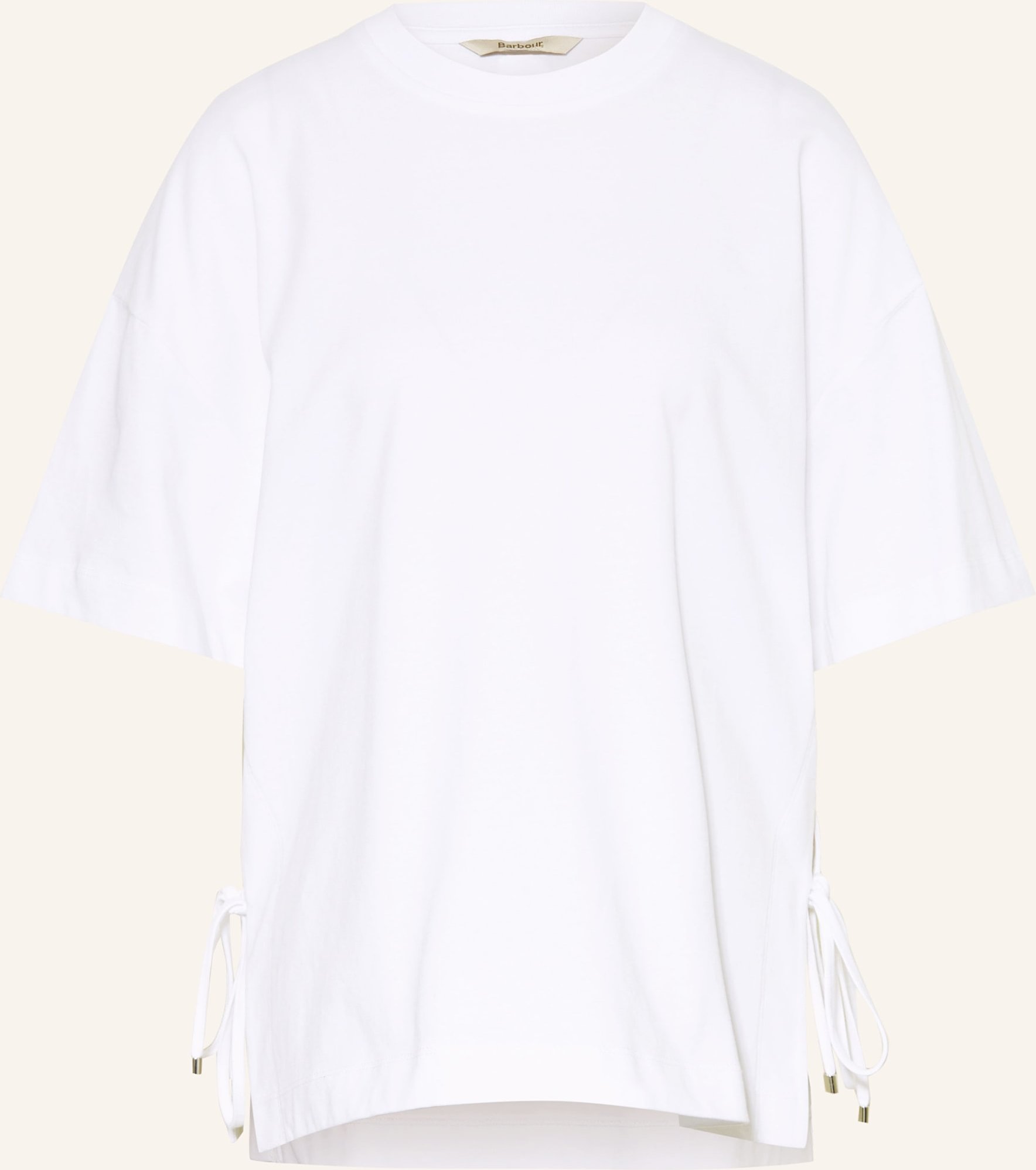 Barbour Oversized-Shirt Marron weiss