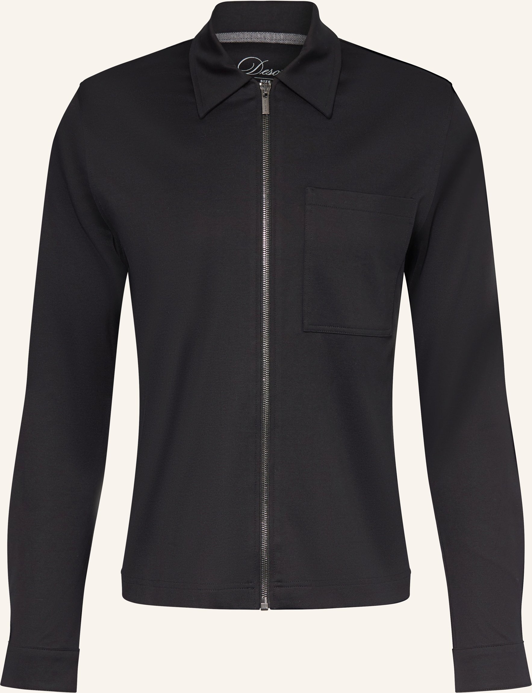 Desoto Jersey-Overjacket schwarz
