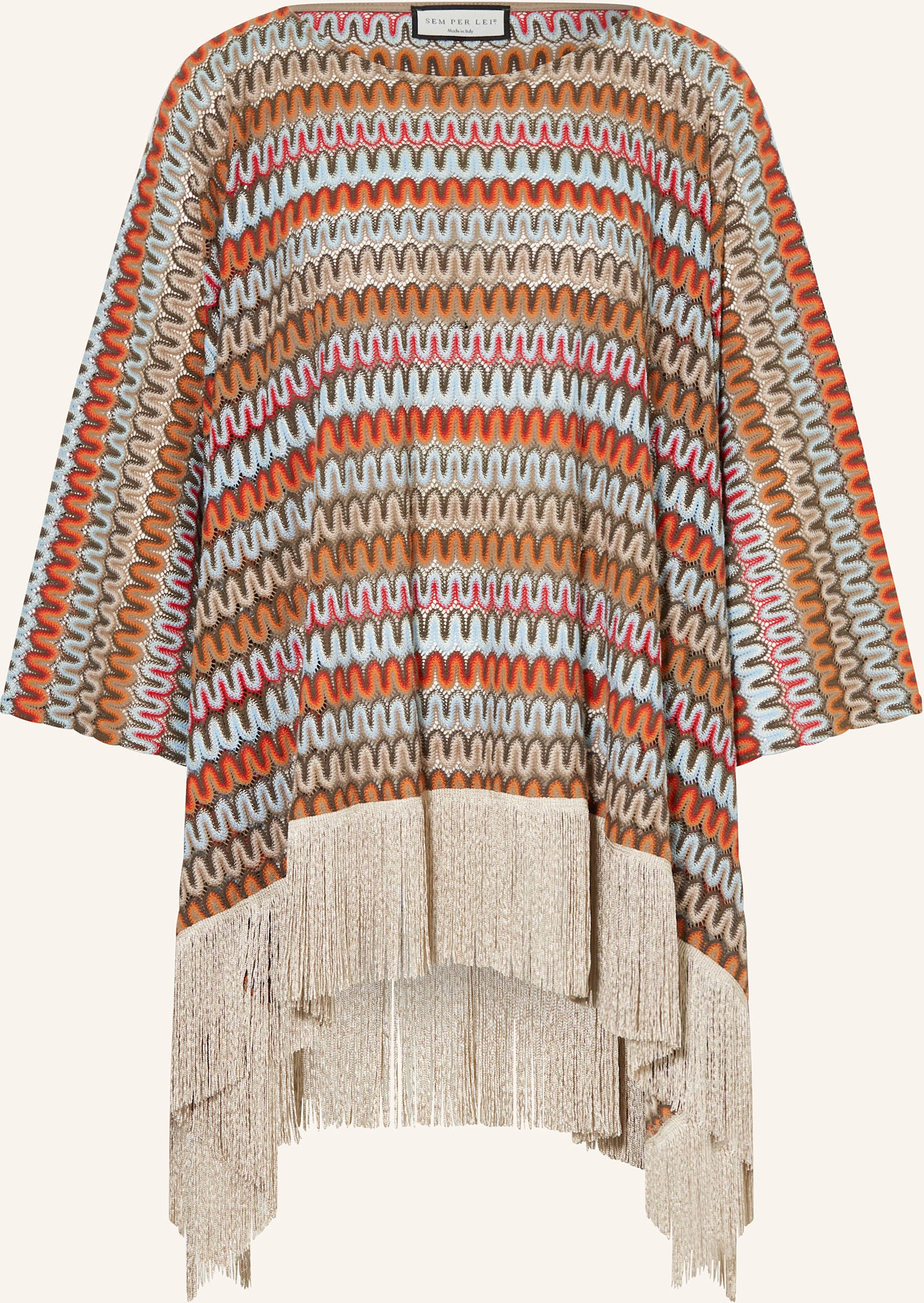 Sem Per Lei Poncho orange