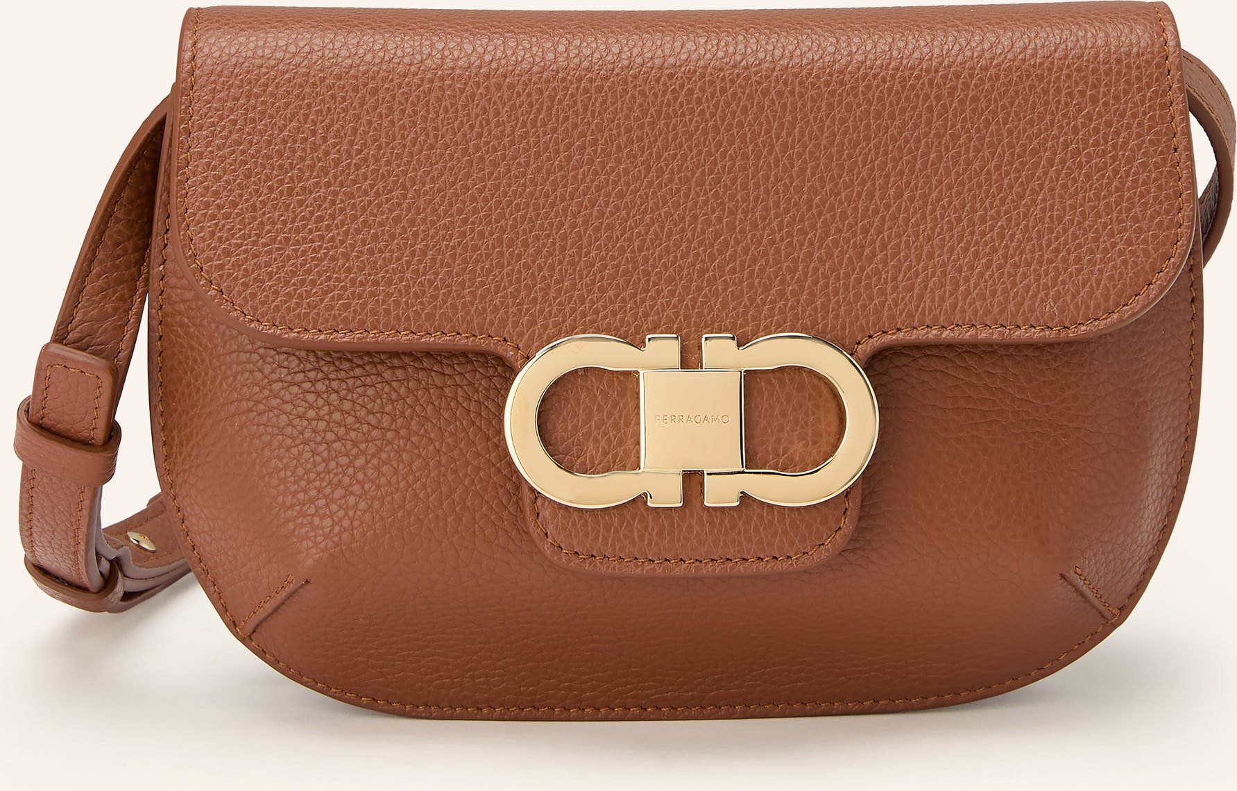 Ferragamo Umhängetasche Lizzy braun