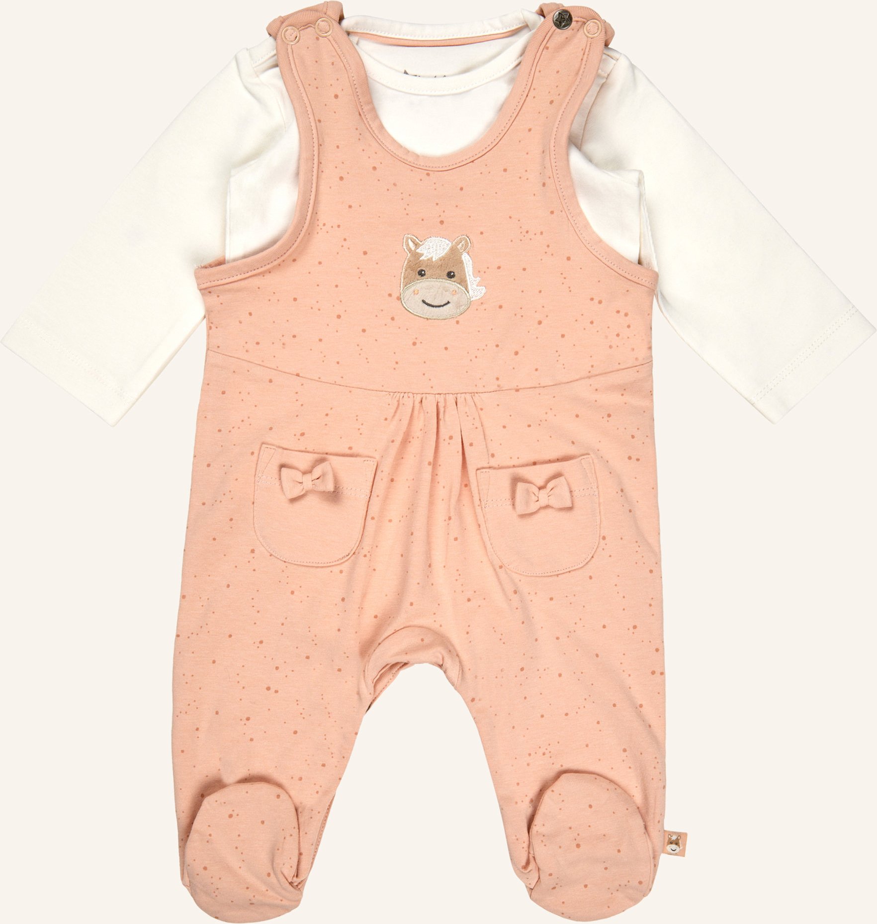 Sterntaler Strampler Set Sunny orange