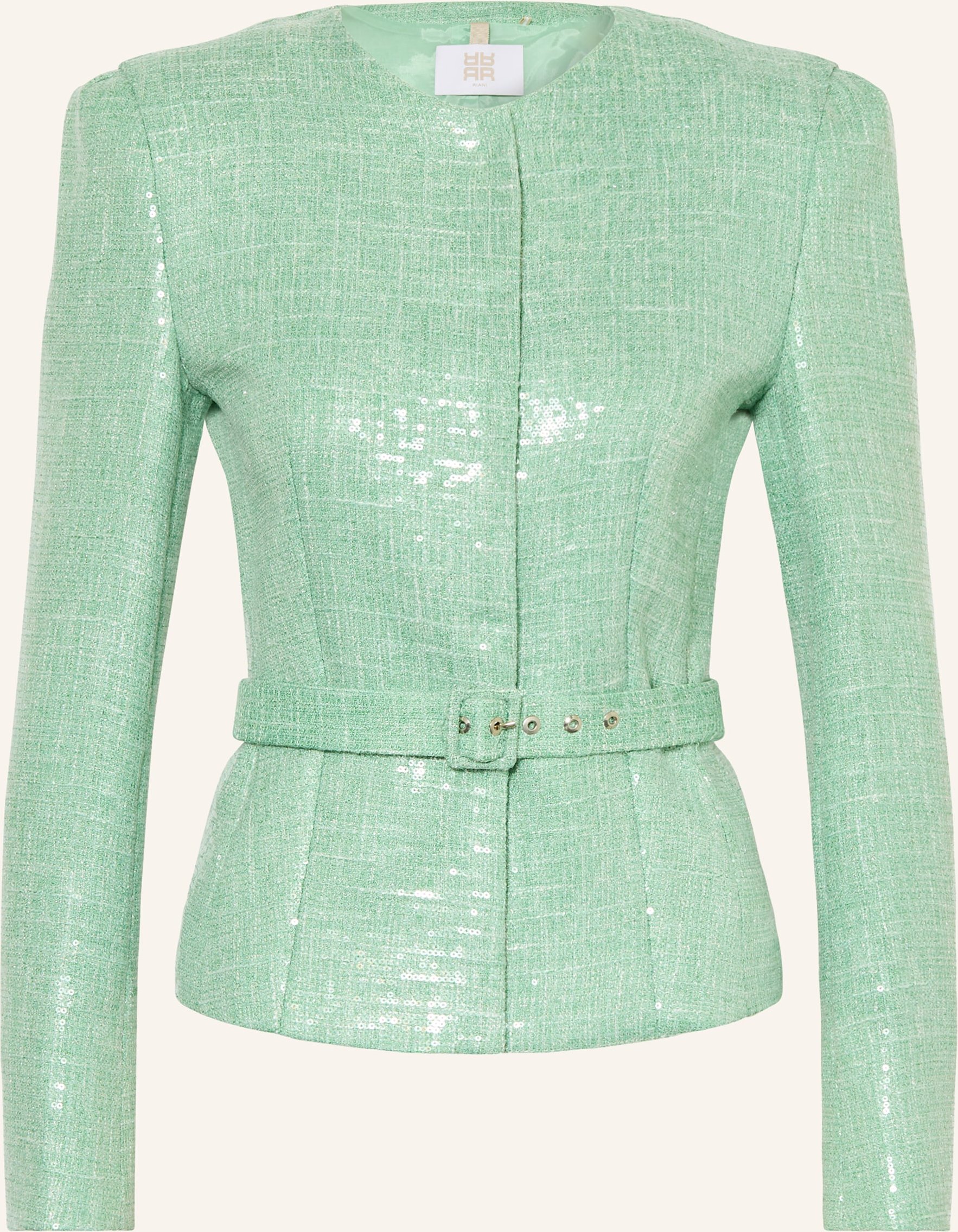 Riani Blazer Mit Pailletten gruen