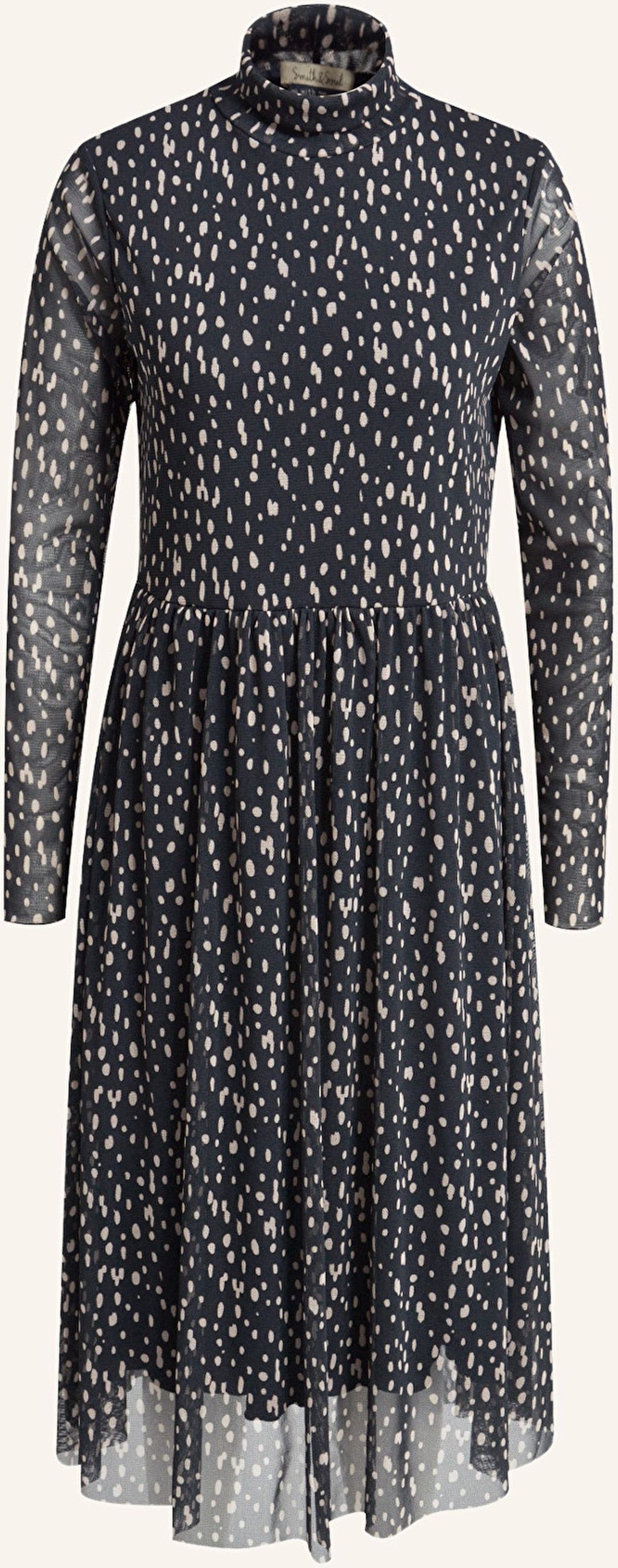 Smith & Soul Mesh-Kleid blau