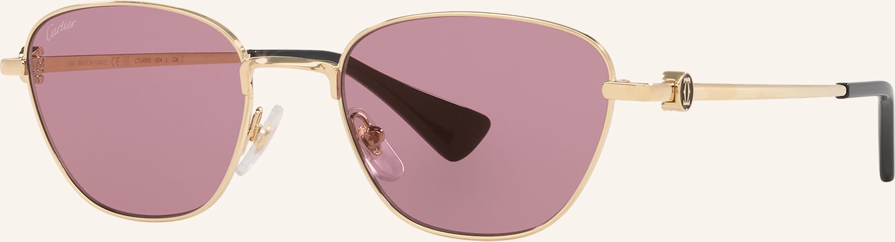 Cartier Sonnenbrille ct0469s gold