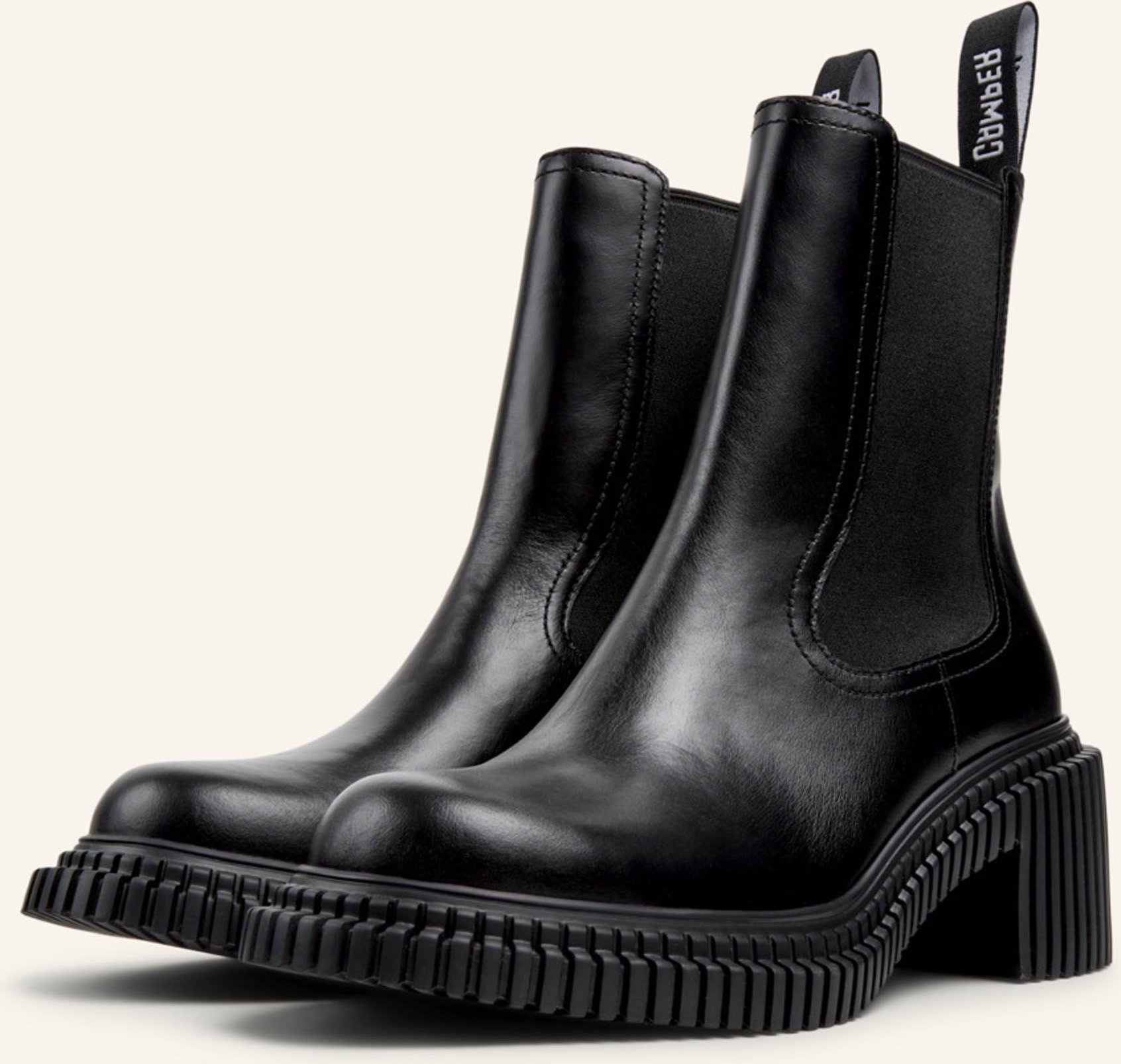 Camper Stiefeletten Pix London schwarz
