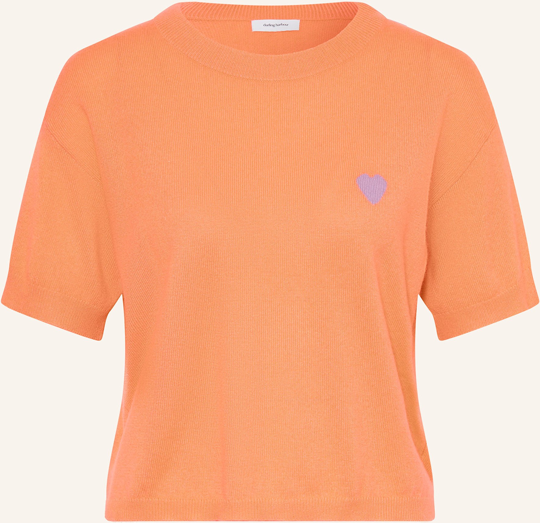 Darling Harbour Strickshirt Aus Cashmere orange
