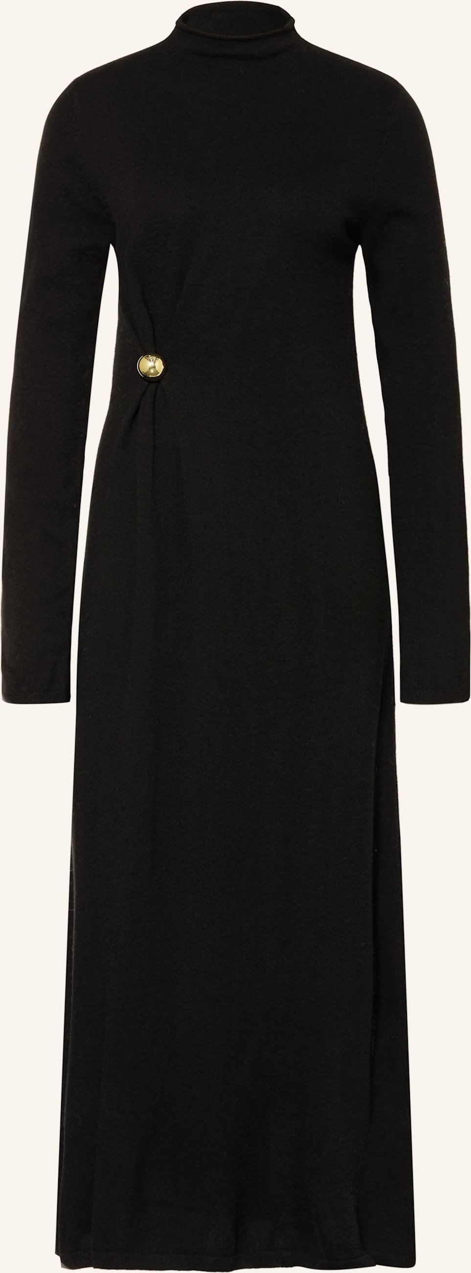 Loulou De Saison Strickkleid Lucero Mit Cashmere schwarz