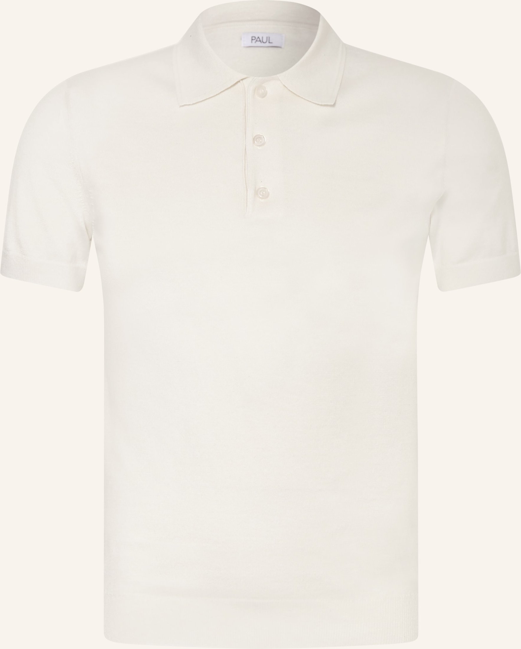 Paul Strick-Poloshirt weiss