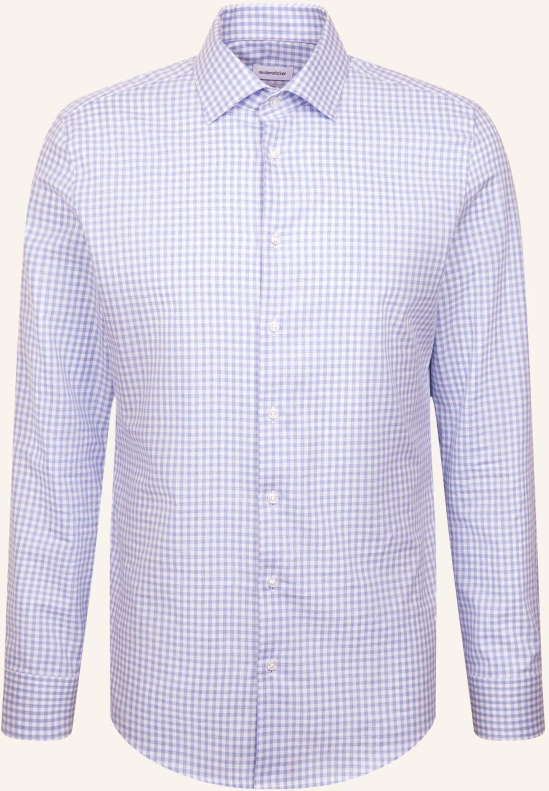 Thumbnail - Seidensticker Flanellhemd Slim Fit blau