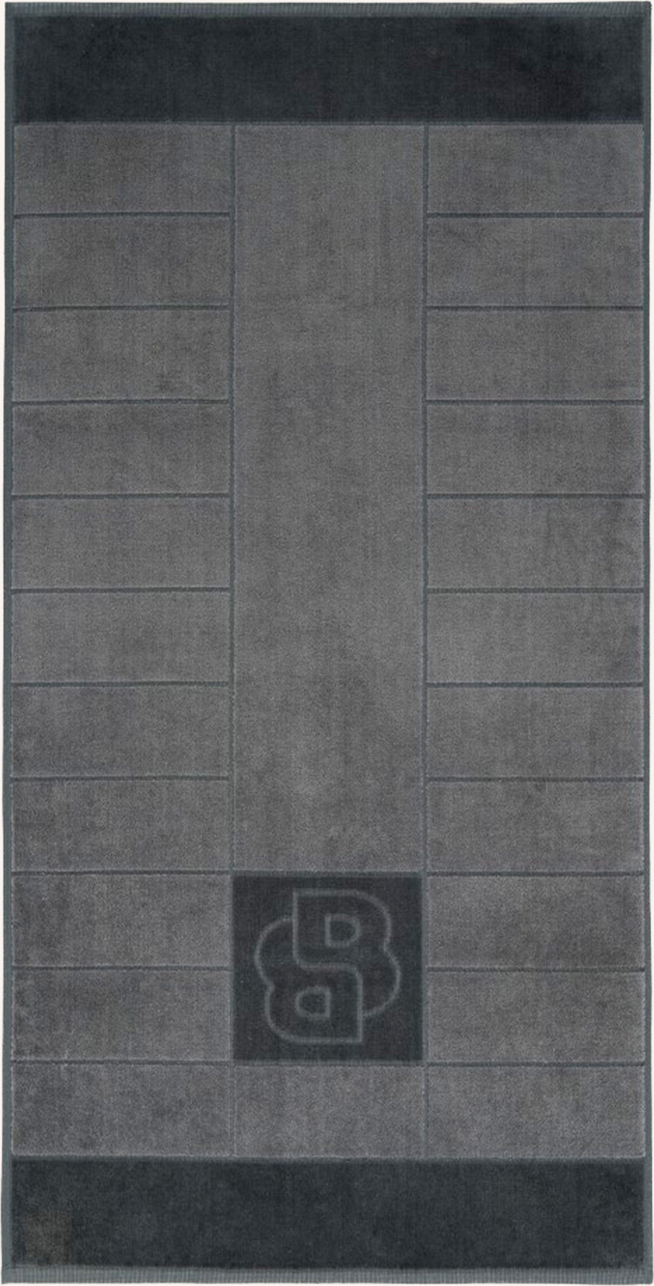 Boss Handtuch Doubleb grau