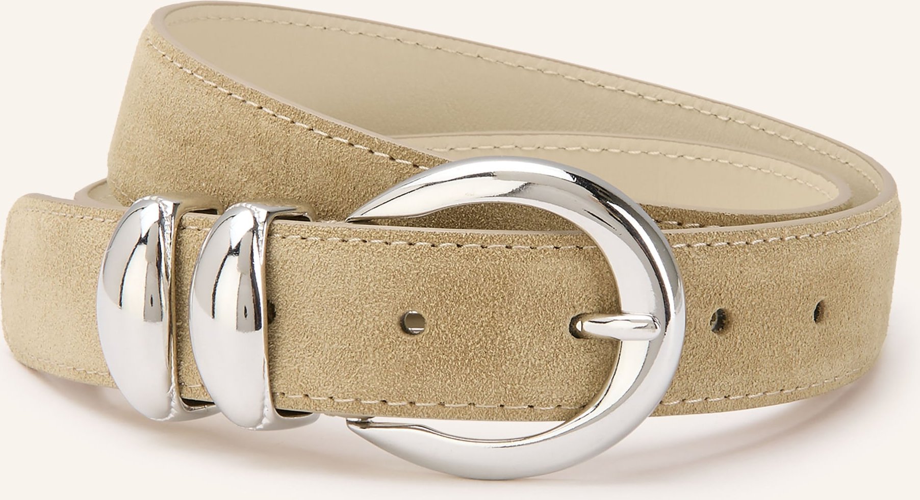 Sandro Ledergürtel beige