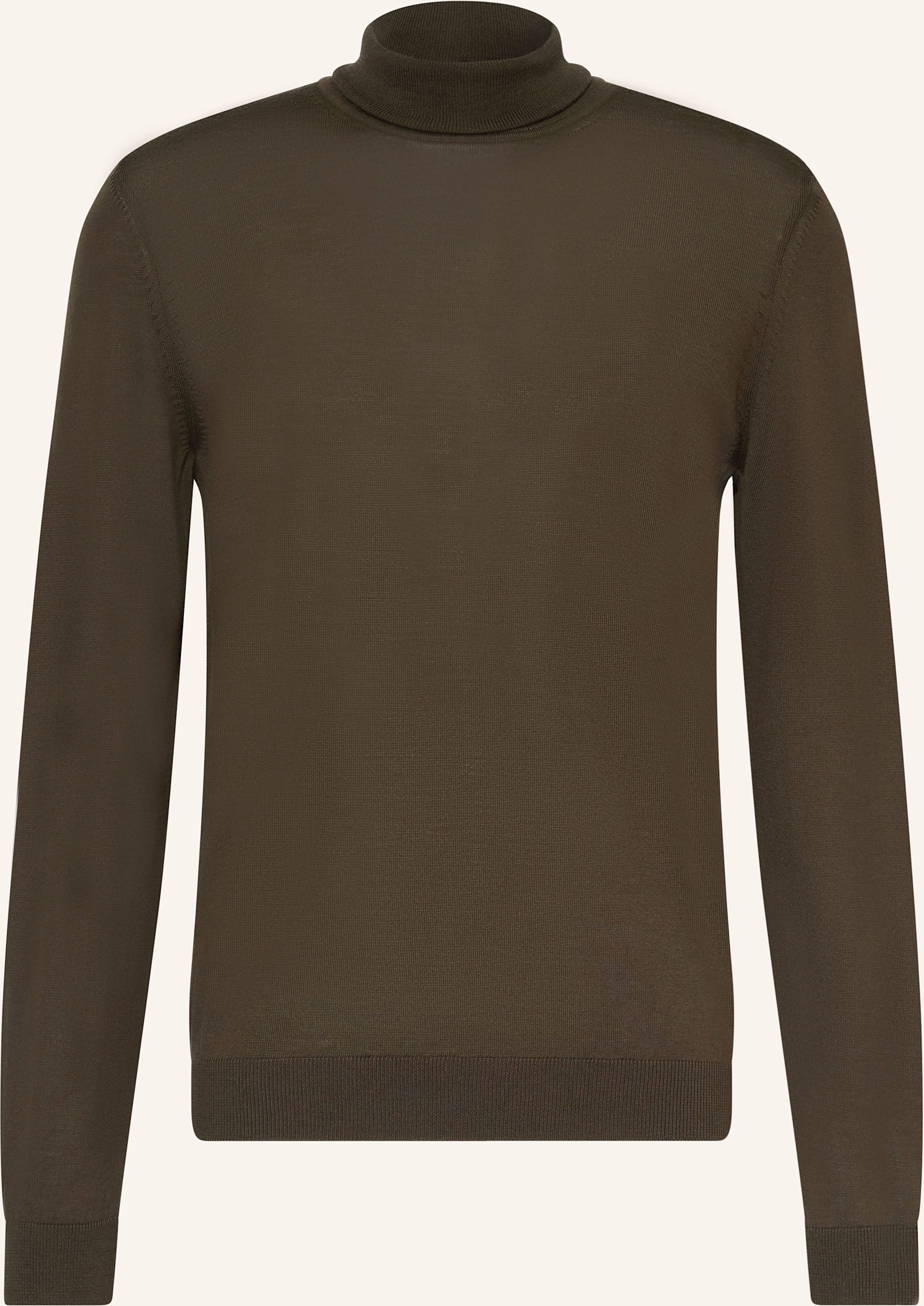 Boss Rollkragenpullover Musso gruen