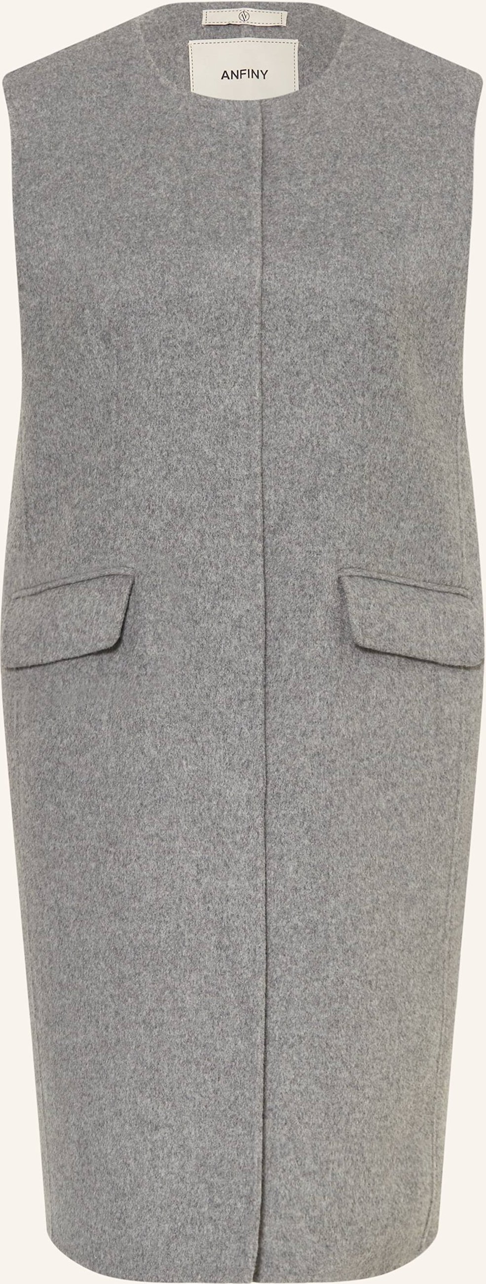 Anfiny Weste Rita grau