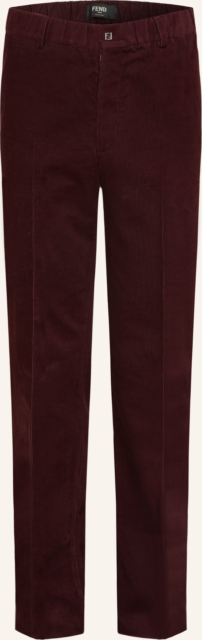 Fendi Cordhose Regular Fit rot