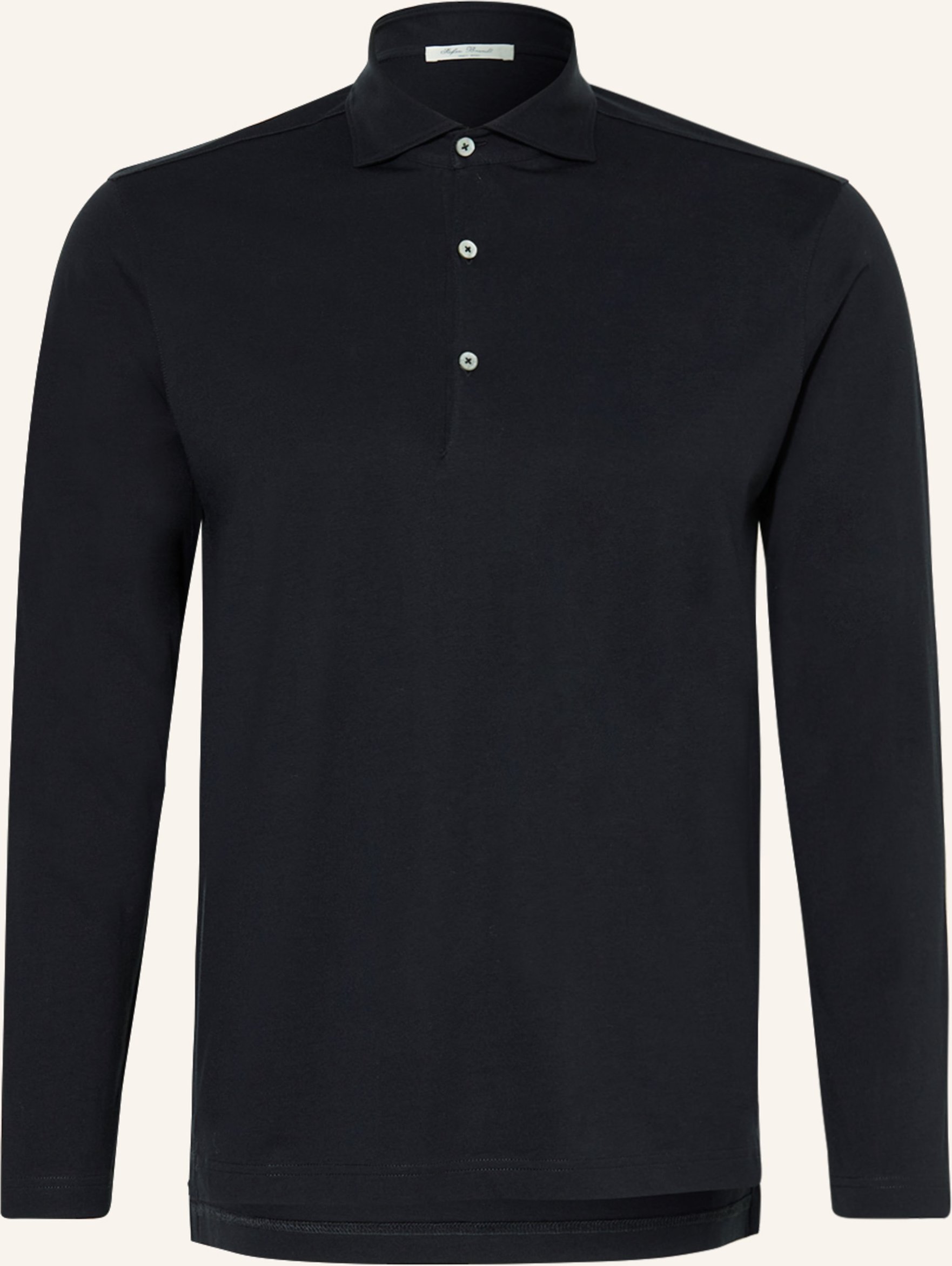 Stefan Brandt Jersey-Poloshirt blau