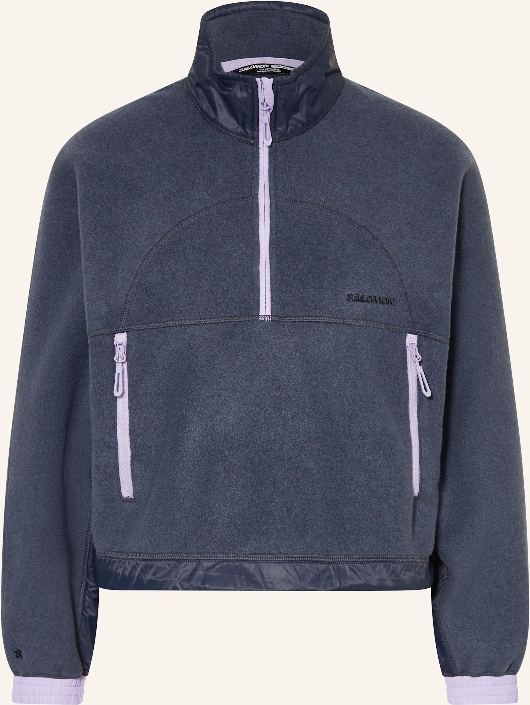 Salomon Midlayer Chroma Cropped blau