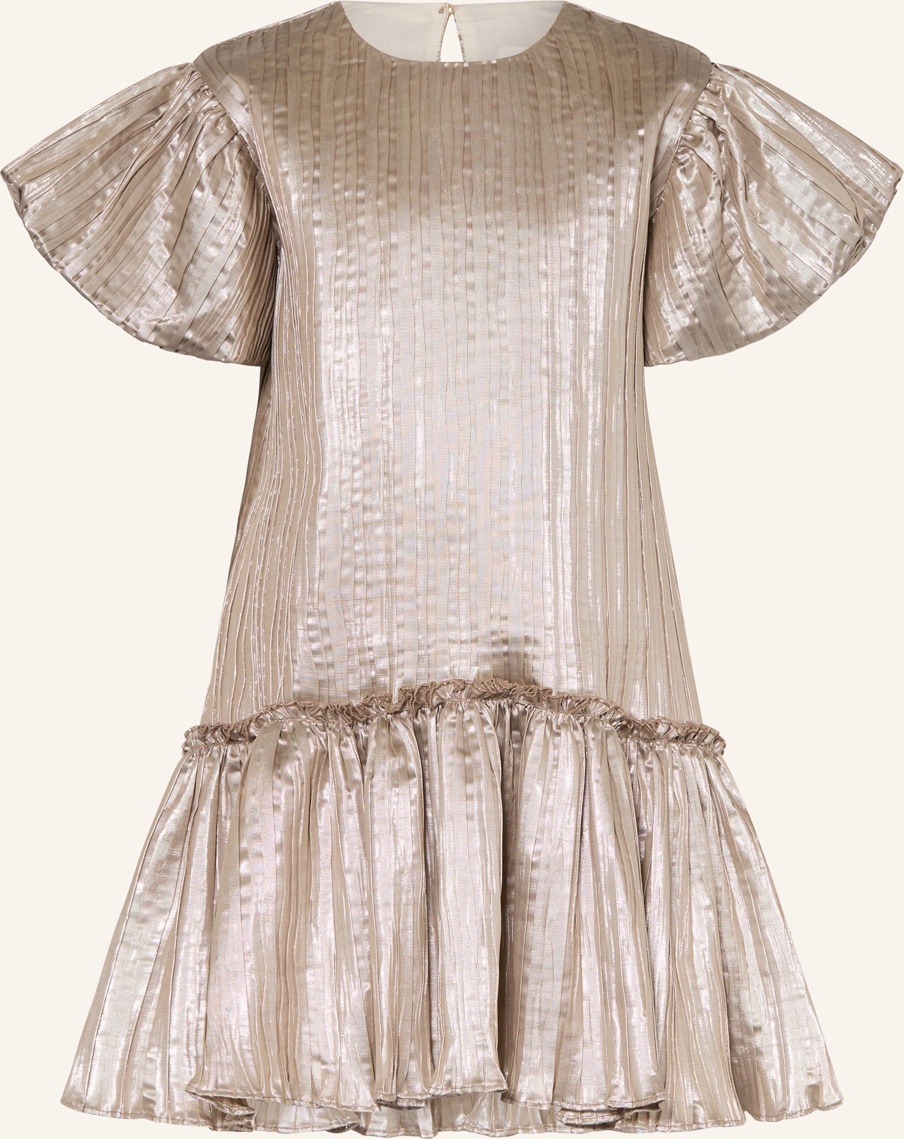 Billieblush Kleid Mit Glitzergarn Und Plissees gold