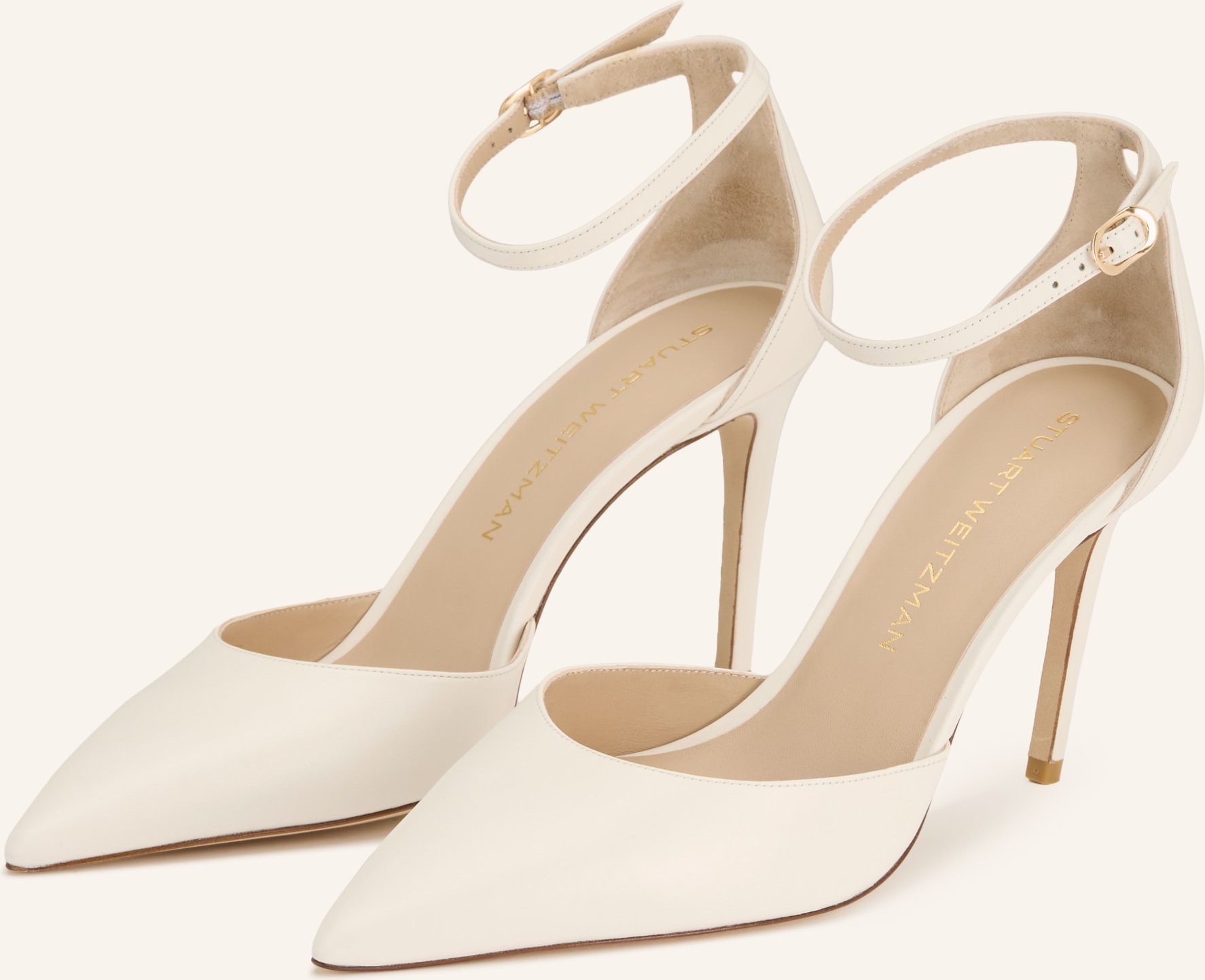 Stuart Weitzman Slingpumps Stuart Power Strap beige