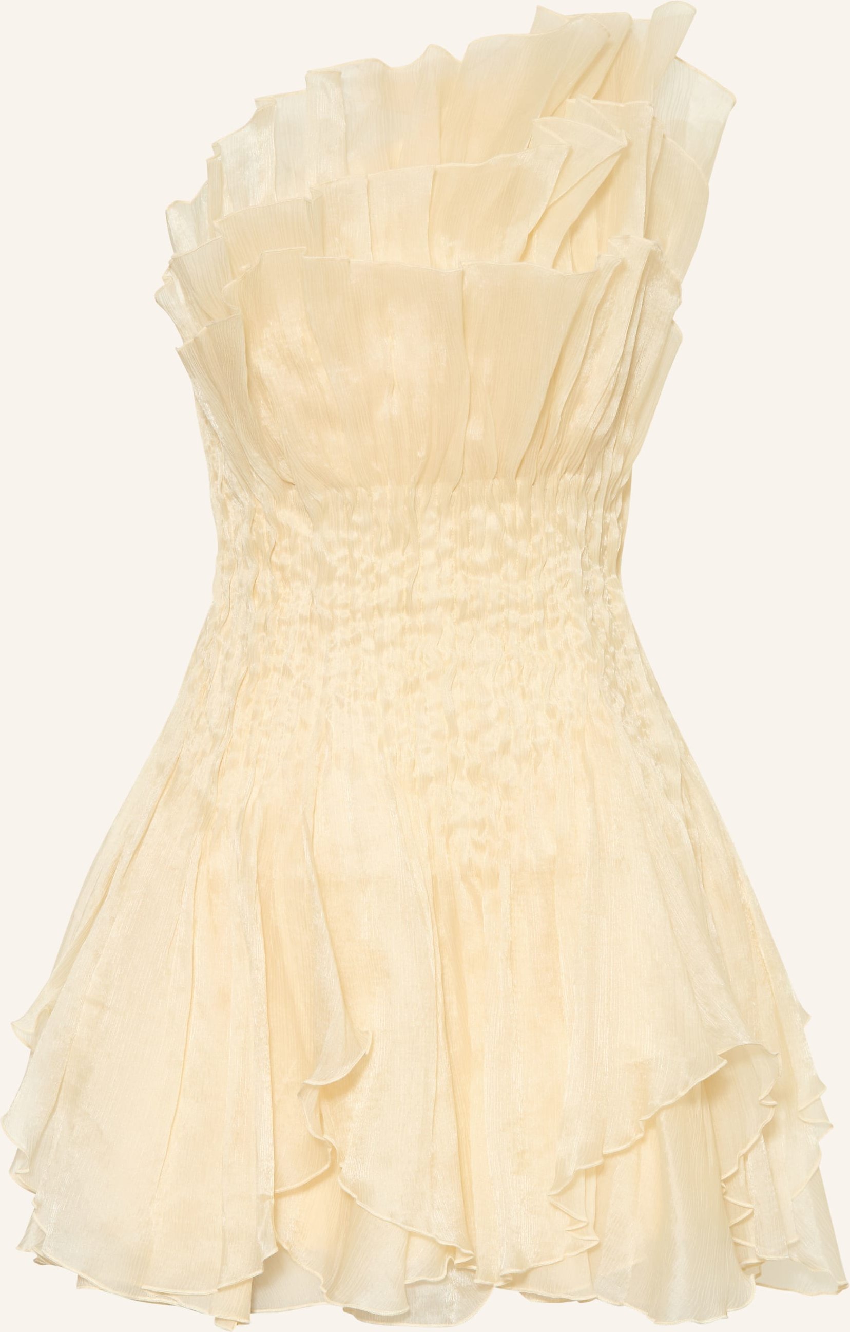 Aje. Cocktailkleid Nisha Mit Plissees gelb