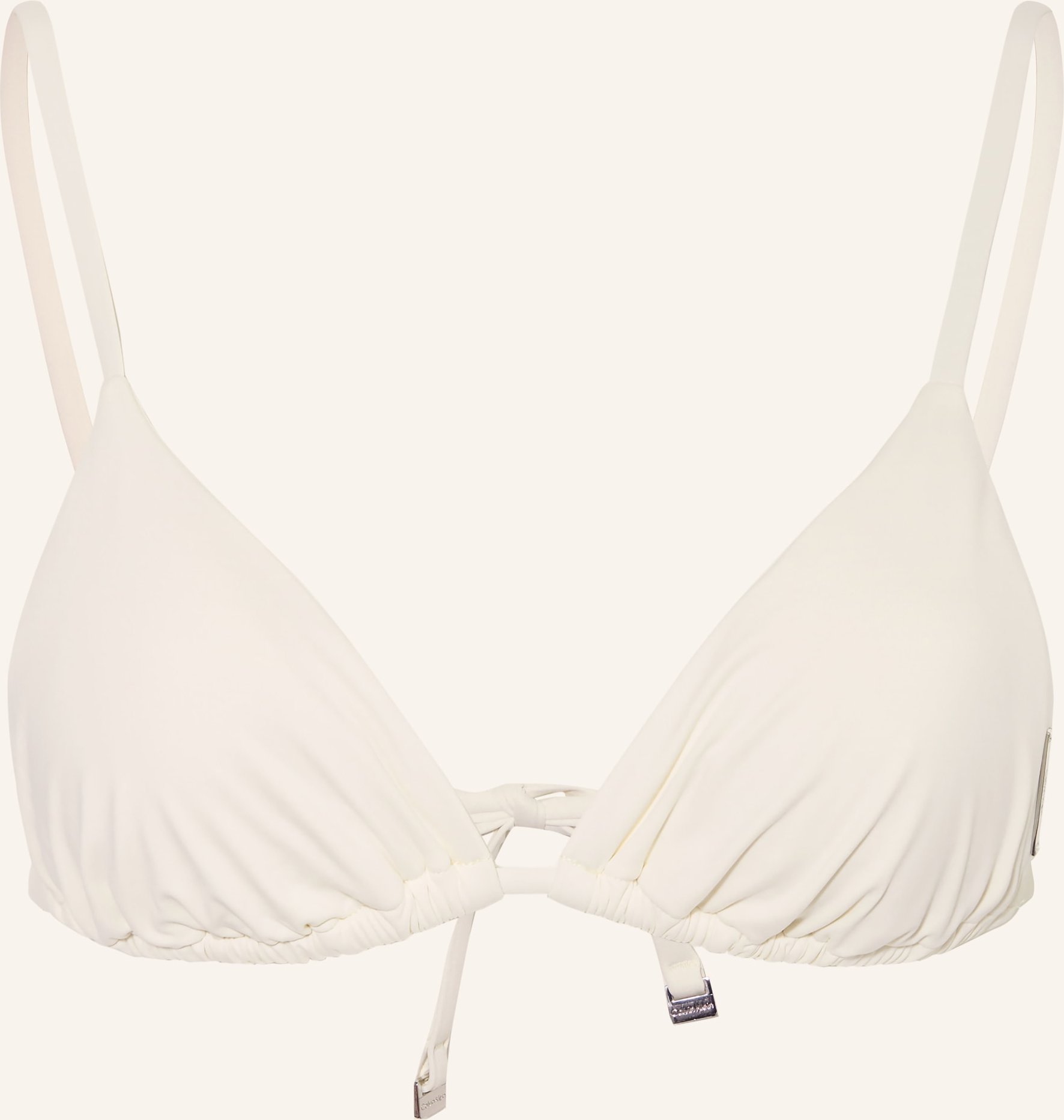Calvin Klein Triangel-Bikini-Top weiss