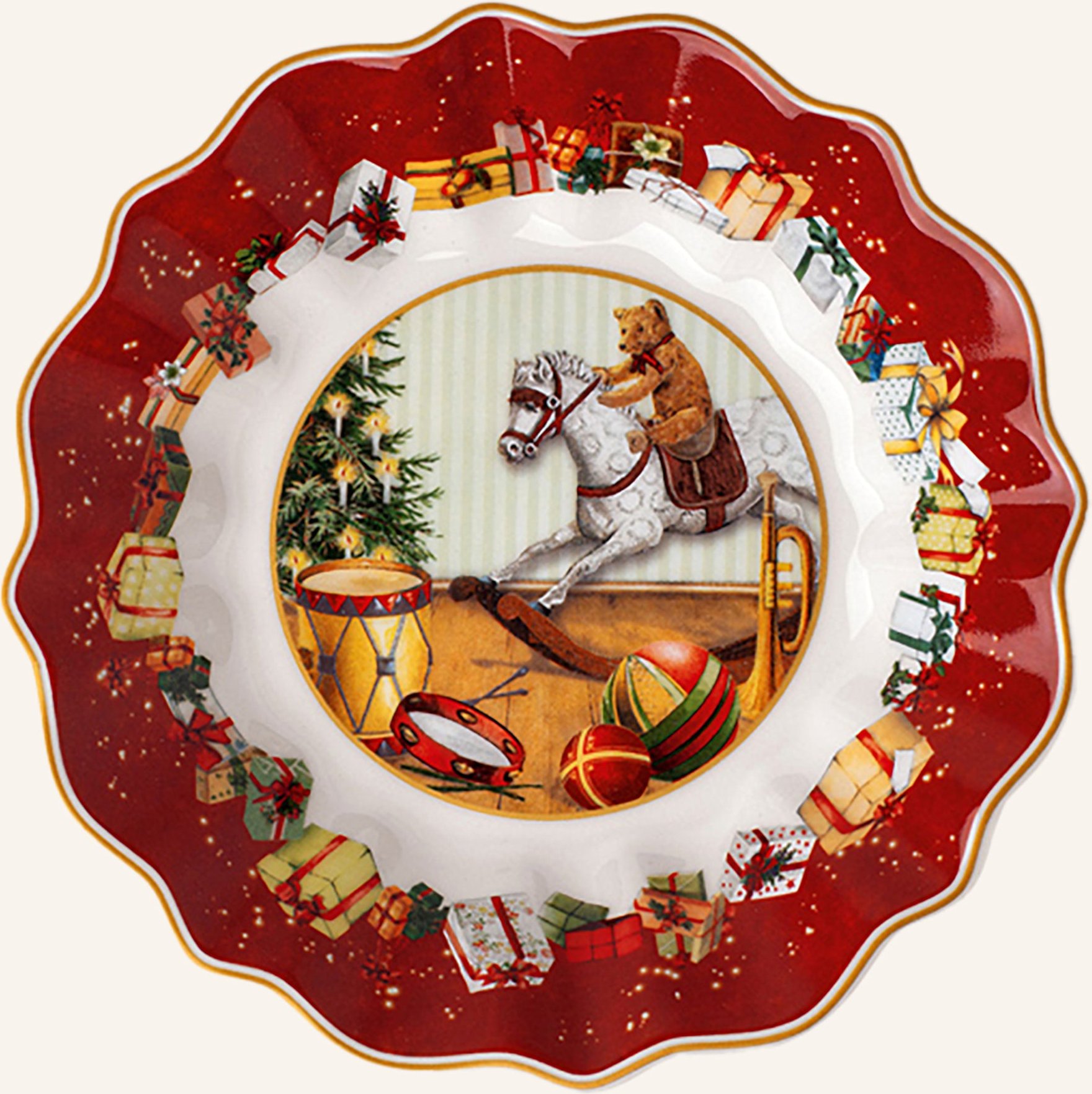 Villeroy & Boch Schale Auf Fuß Klein, Geschenke Toy's Fantasy weiss