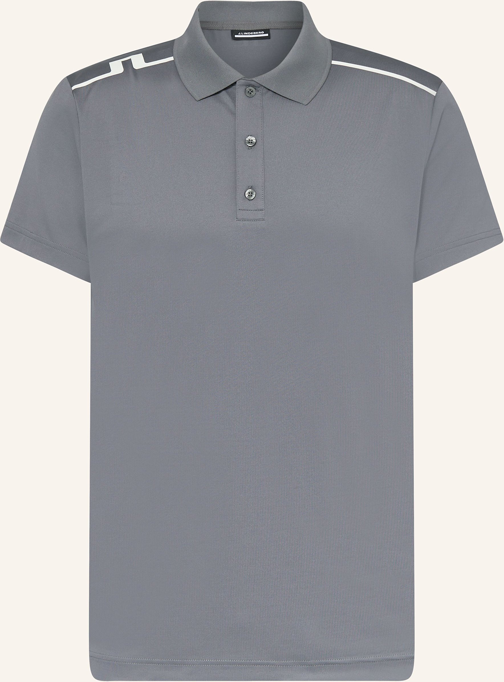 J.Lindeberg Funktions-Poloshirt grau