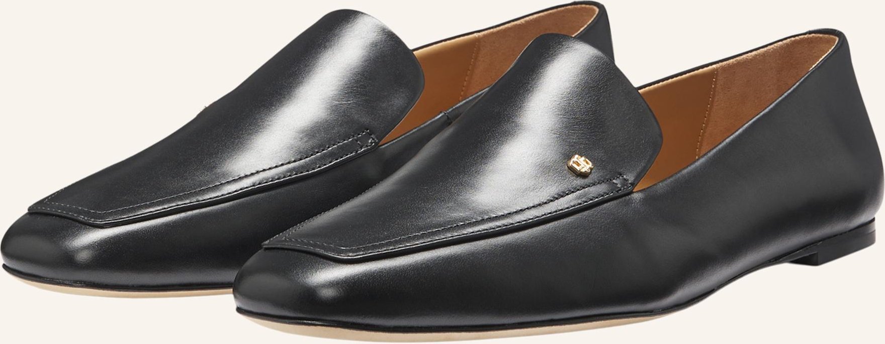 Boss Flacher Schuh Charlize_Loafer_Lts schwarz