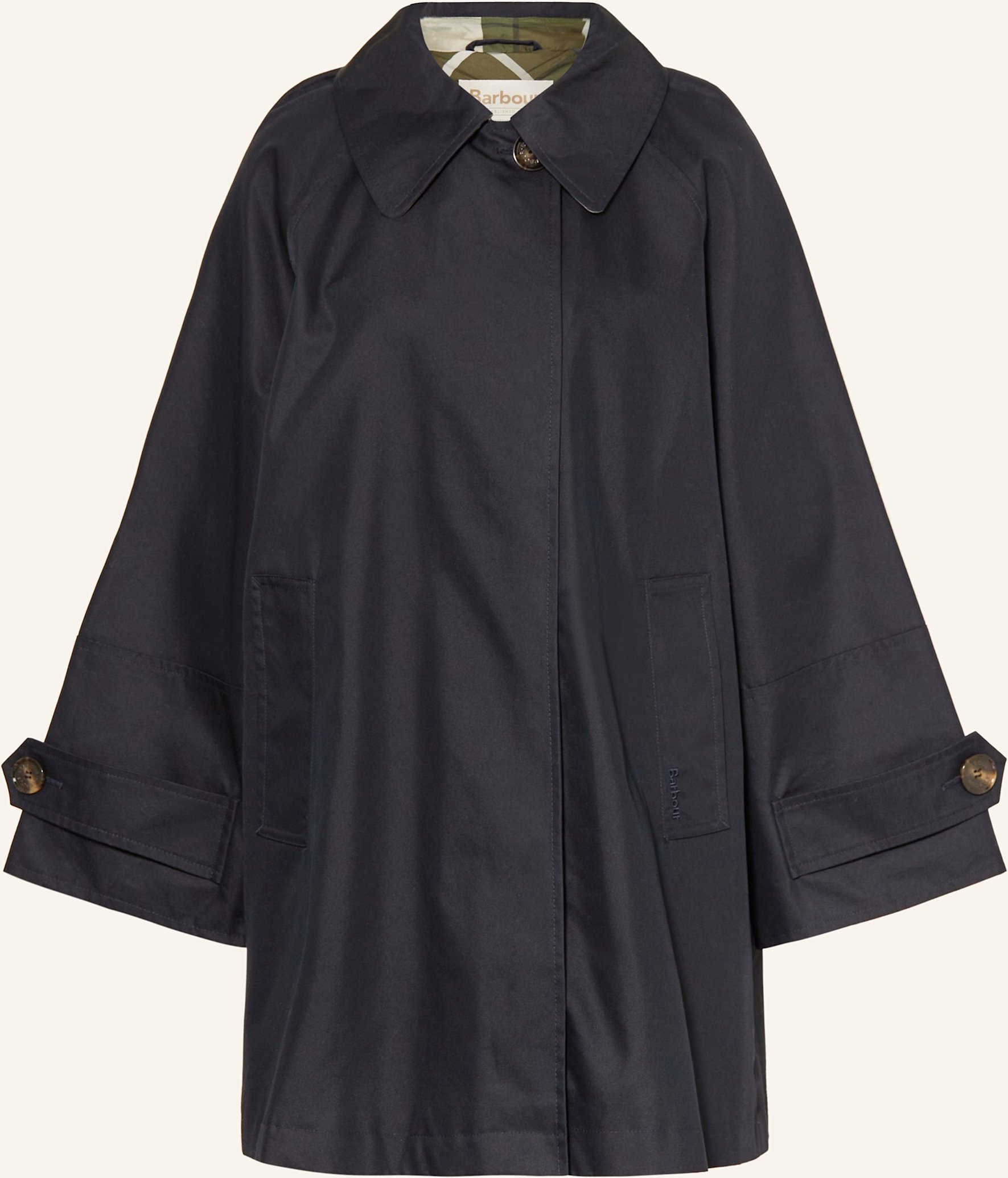 Barbour Mantel blau