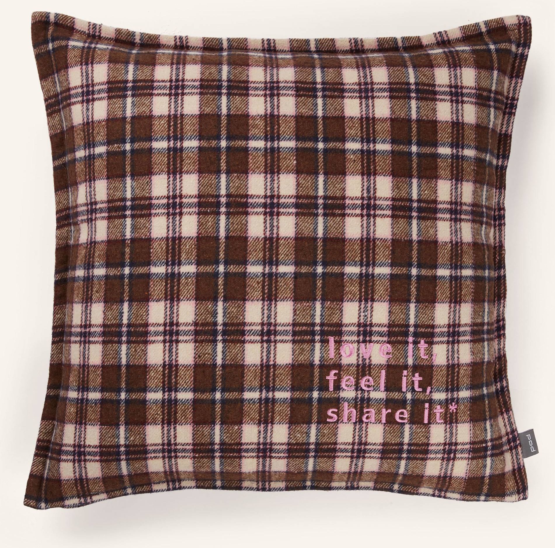 Pad Dekokissenhülle braun