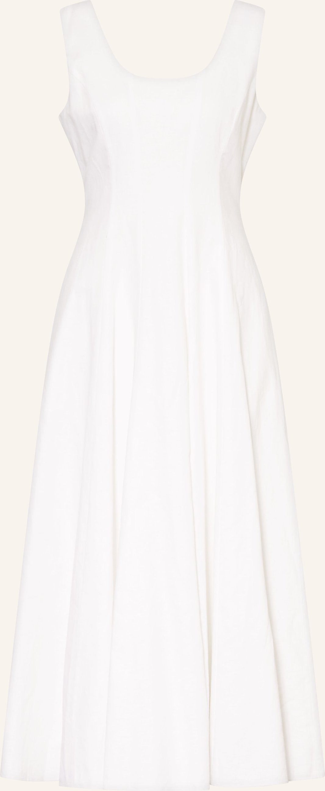 Ted Baker Kleid Addisa Mit Leinen weiss