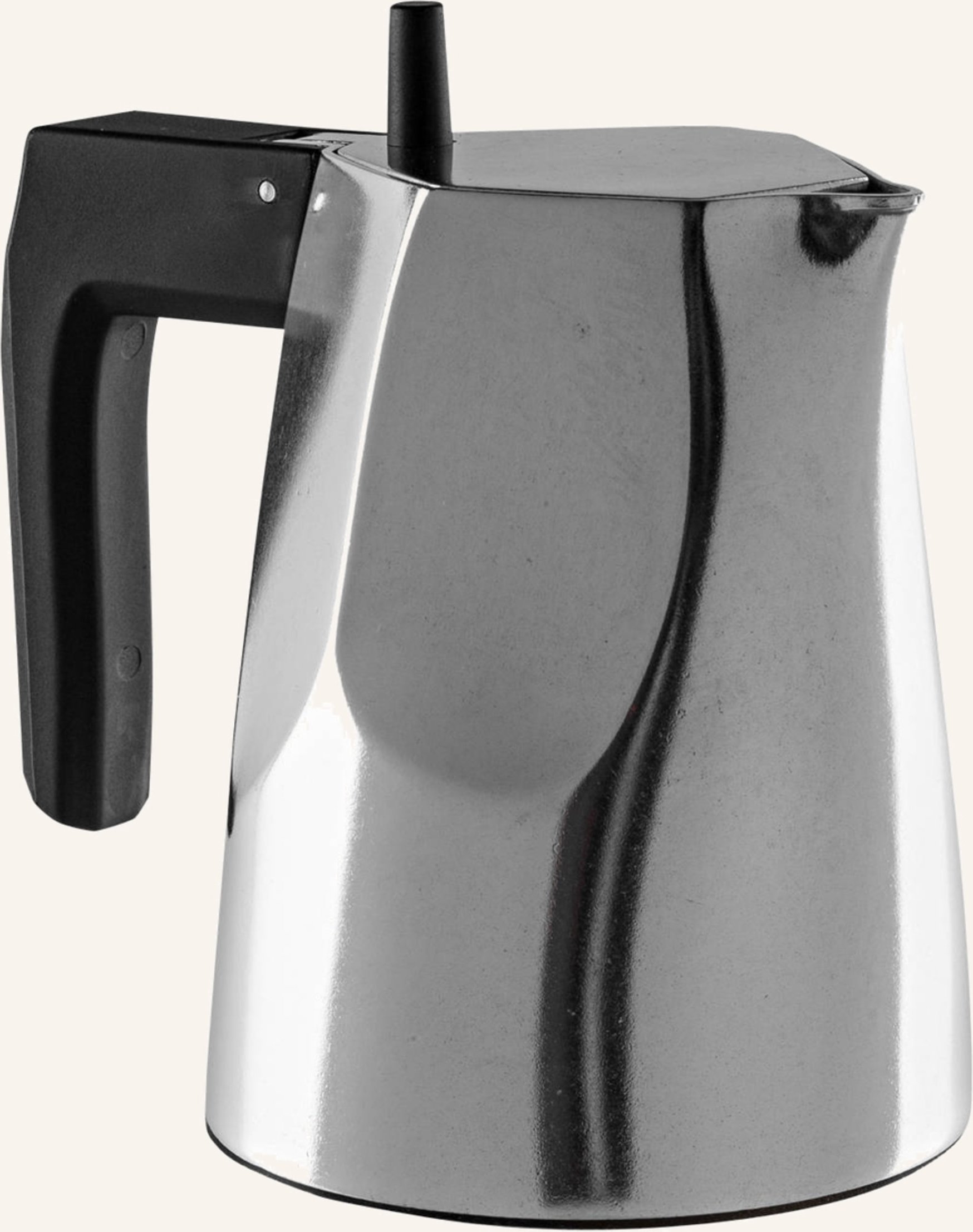 Alessi Espressomaschine Ossidiana silber