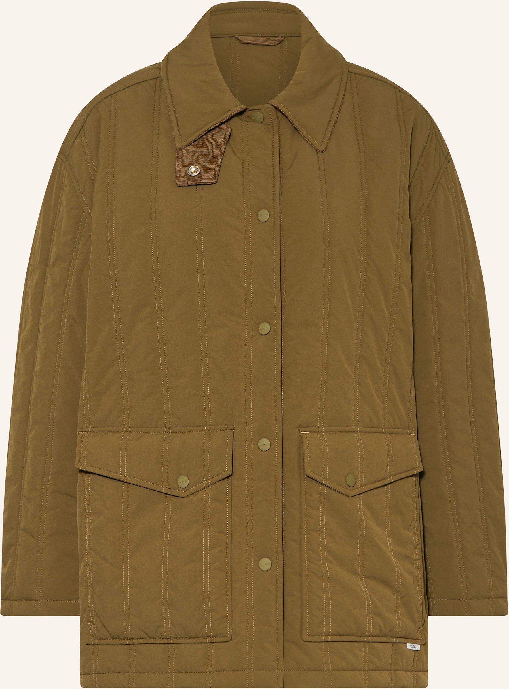 Closed Steppjacke gruen