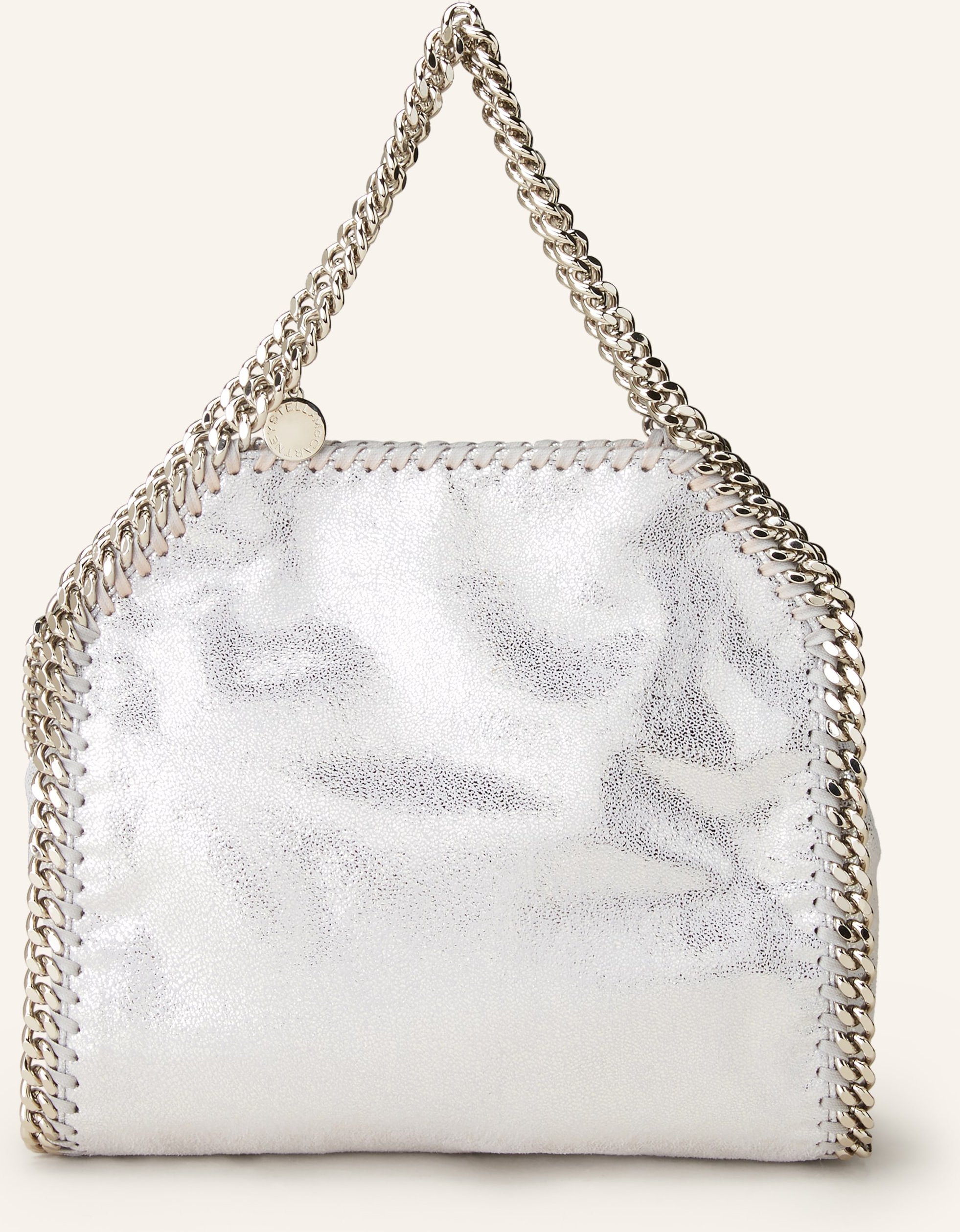 Stella Mccartney Umhängetasche Falabella silber